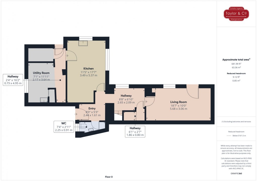 Floorplan for Clytha, Abergavenny, NP7