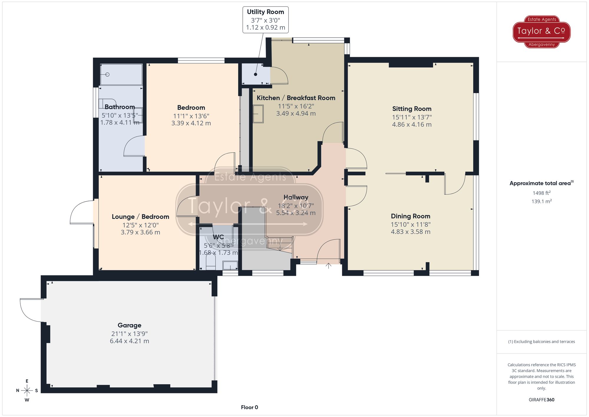 Floorplans For Greenhill Way, Crickhowell, NP8