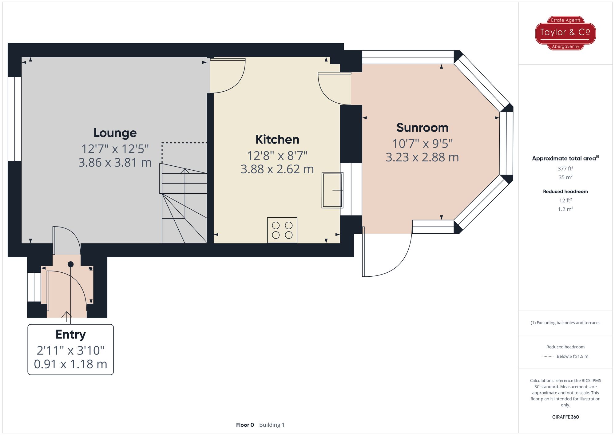 Floorplans For Briardene, Llanfoist, NP7