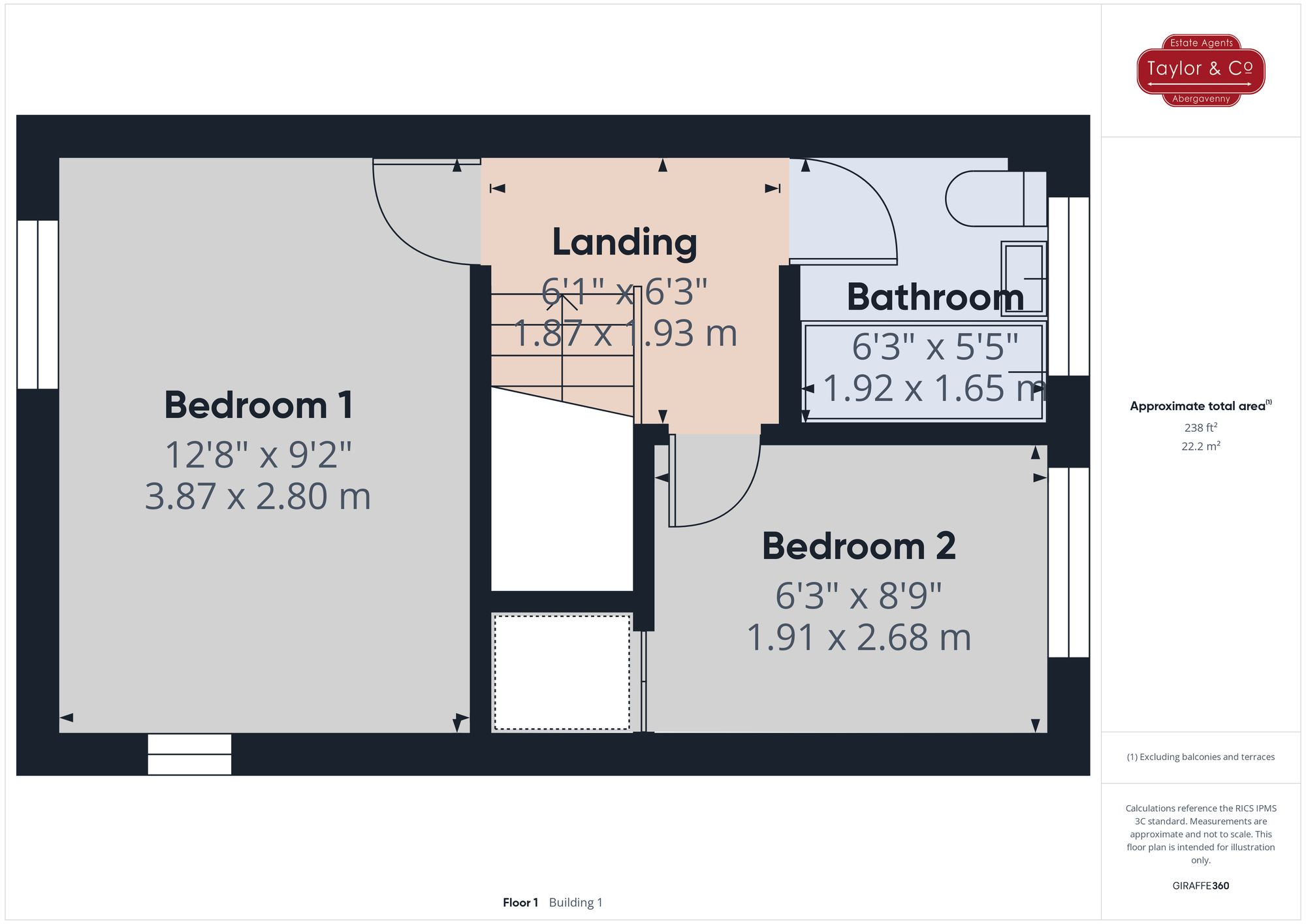 Floorplans For Briardene, Llanfoist, NP7