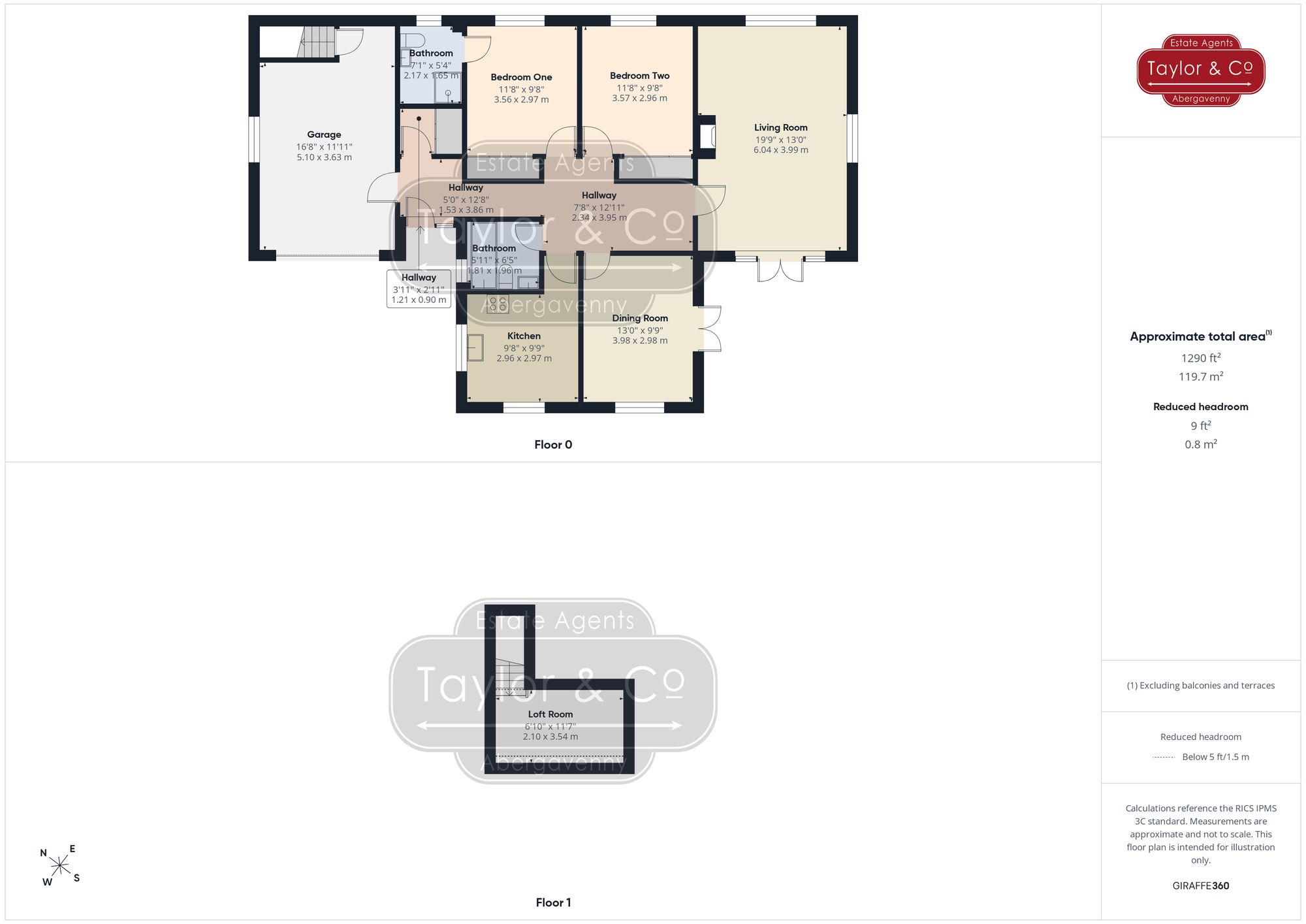Floorplans For Llanvihangel Crucorney, Abergavenny, NP7