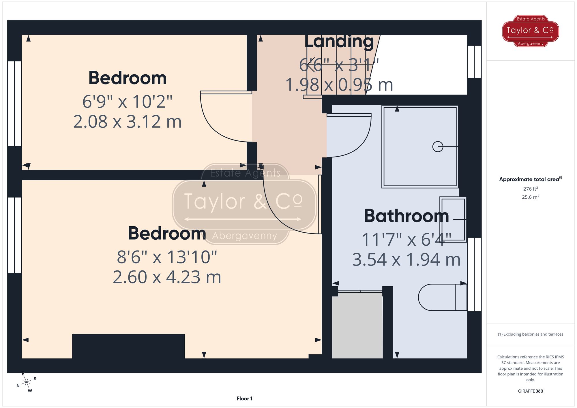 Floorplans For Victoria Street, Abergavenny, NP7