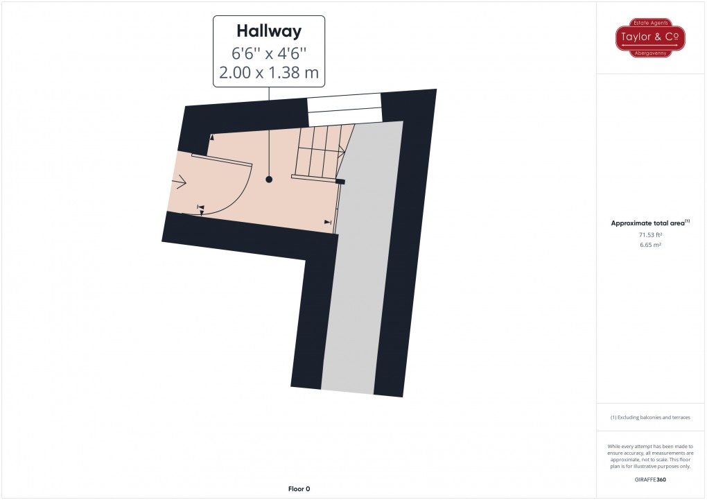 Floorplan for Nevill Street, Abergavenny