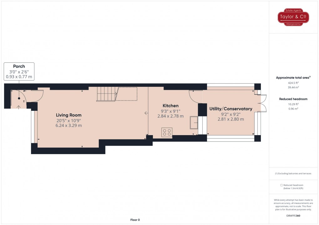 Floorplan for Blorenge Terrace, Llanfoist, Abergavenny