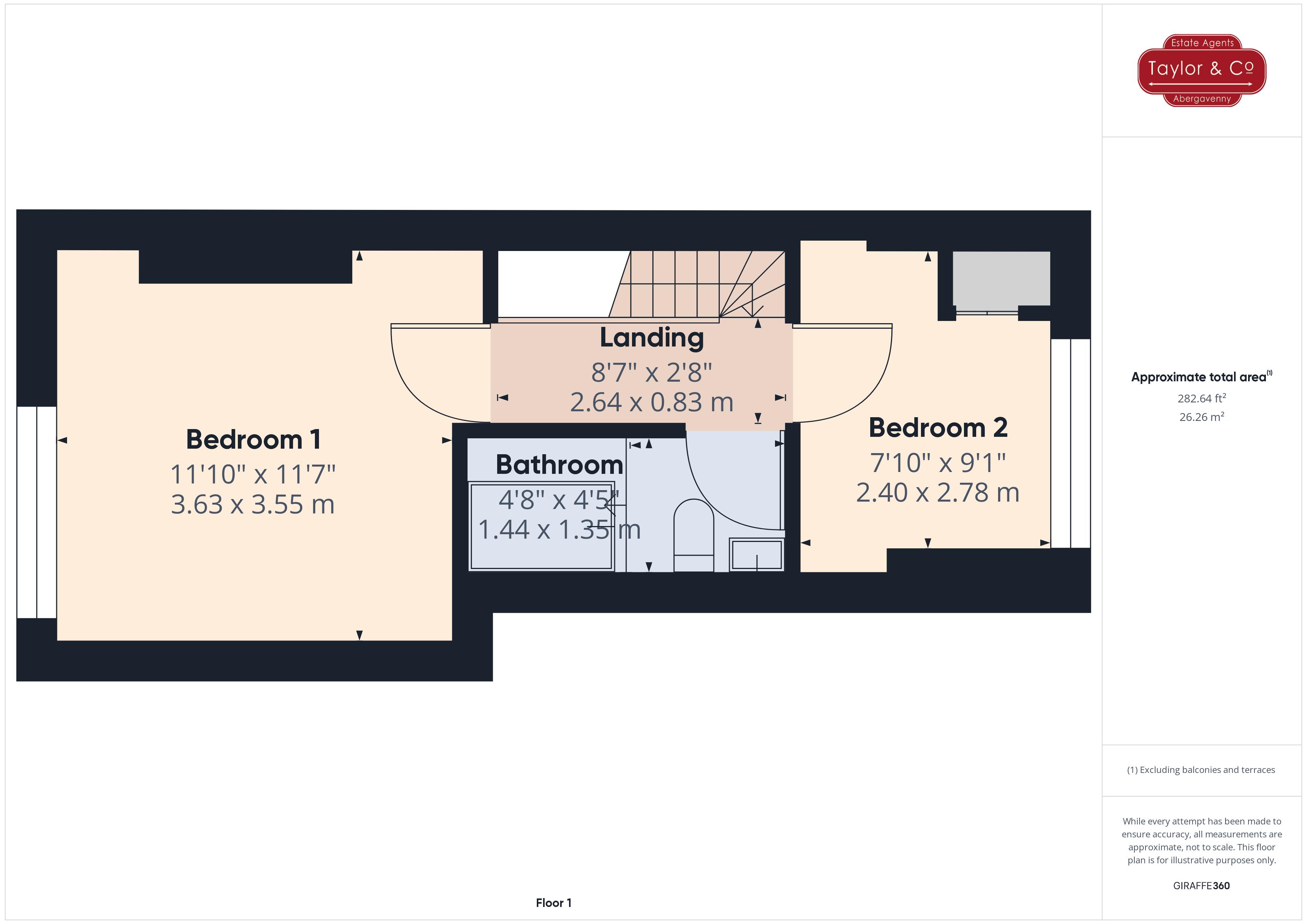 Floorplans For Blorenge Terrace, Llanfoist, Abergavenny