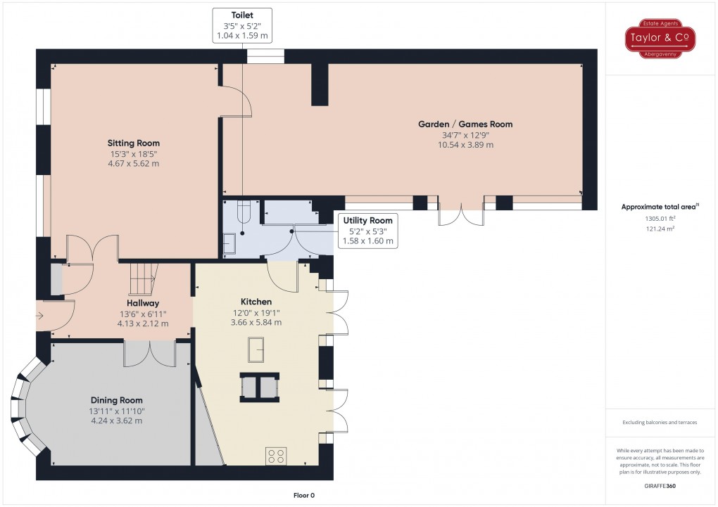 Floorplan for High spec, 2000+ sq ft, Abergavenny