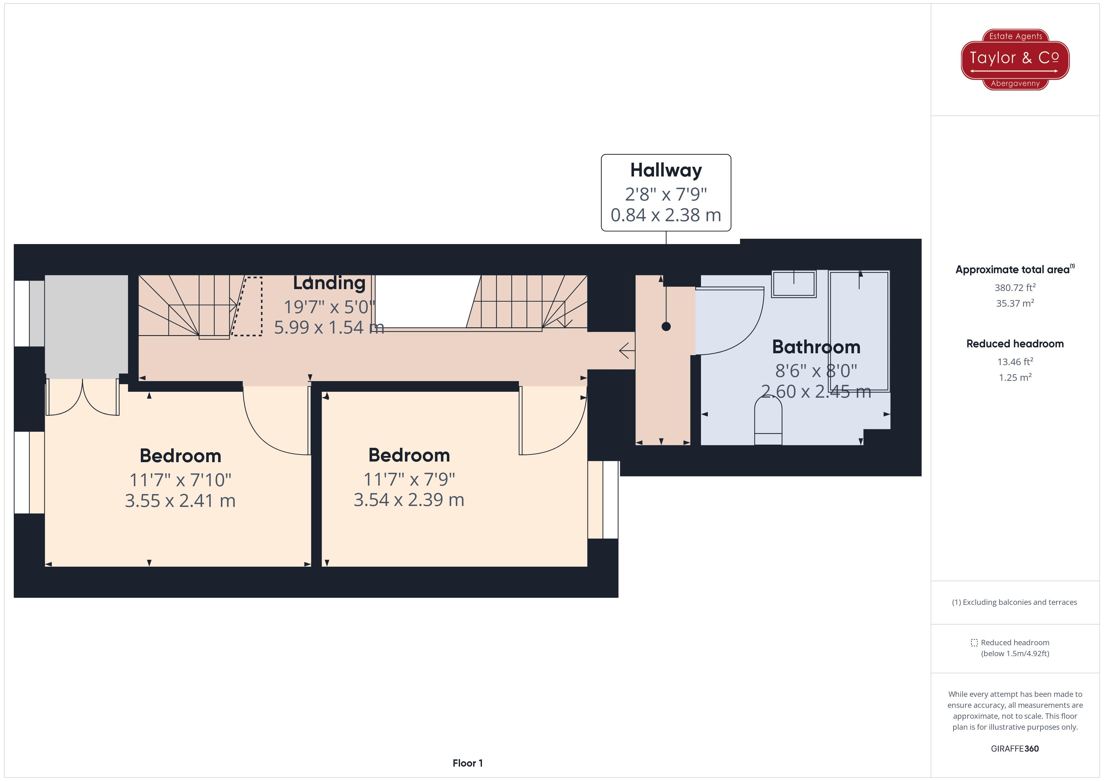 Floorplans For Regent Street, Abergavenny