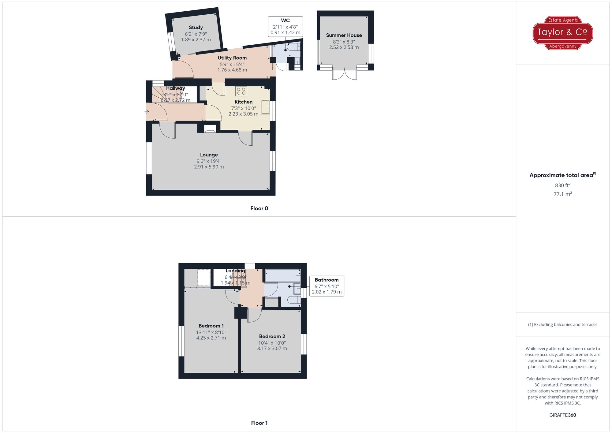 Floorplans For Old Barn Way, Abergavenny, NP7