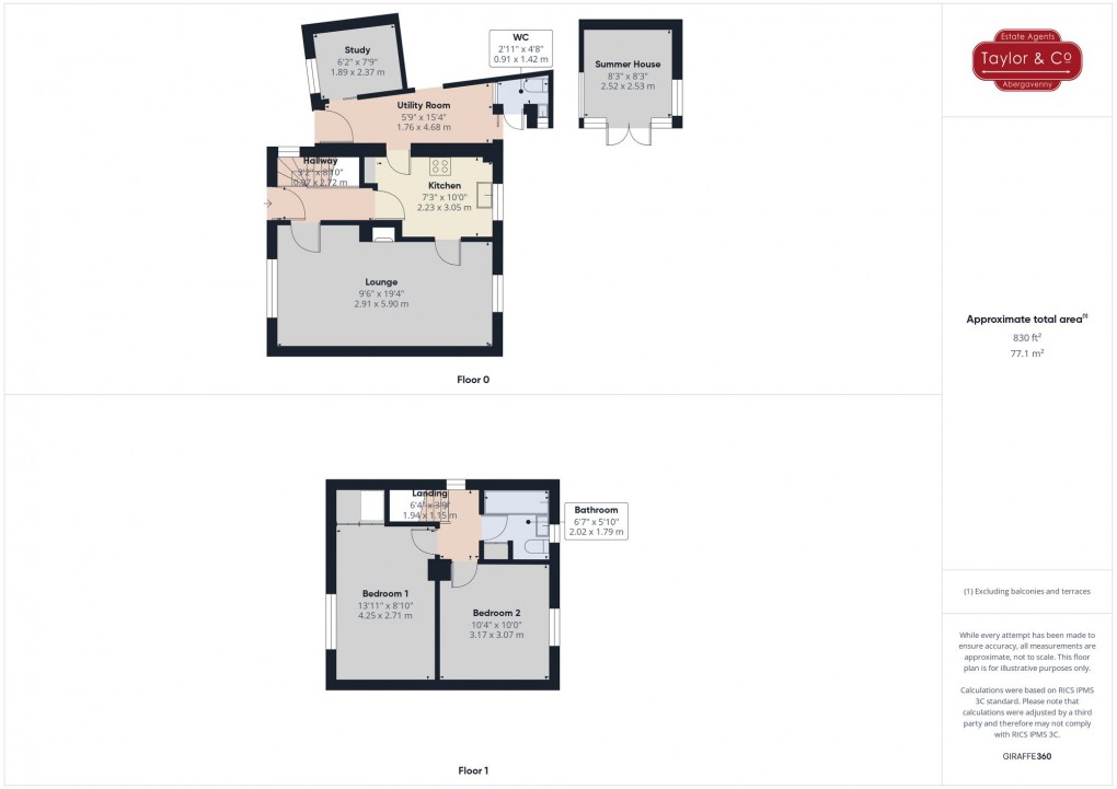 Floorplan for Old Barn Way, Abergavenny, NP7