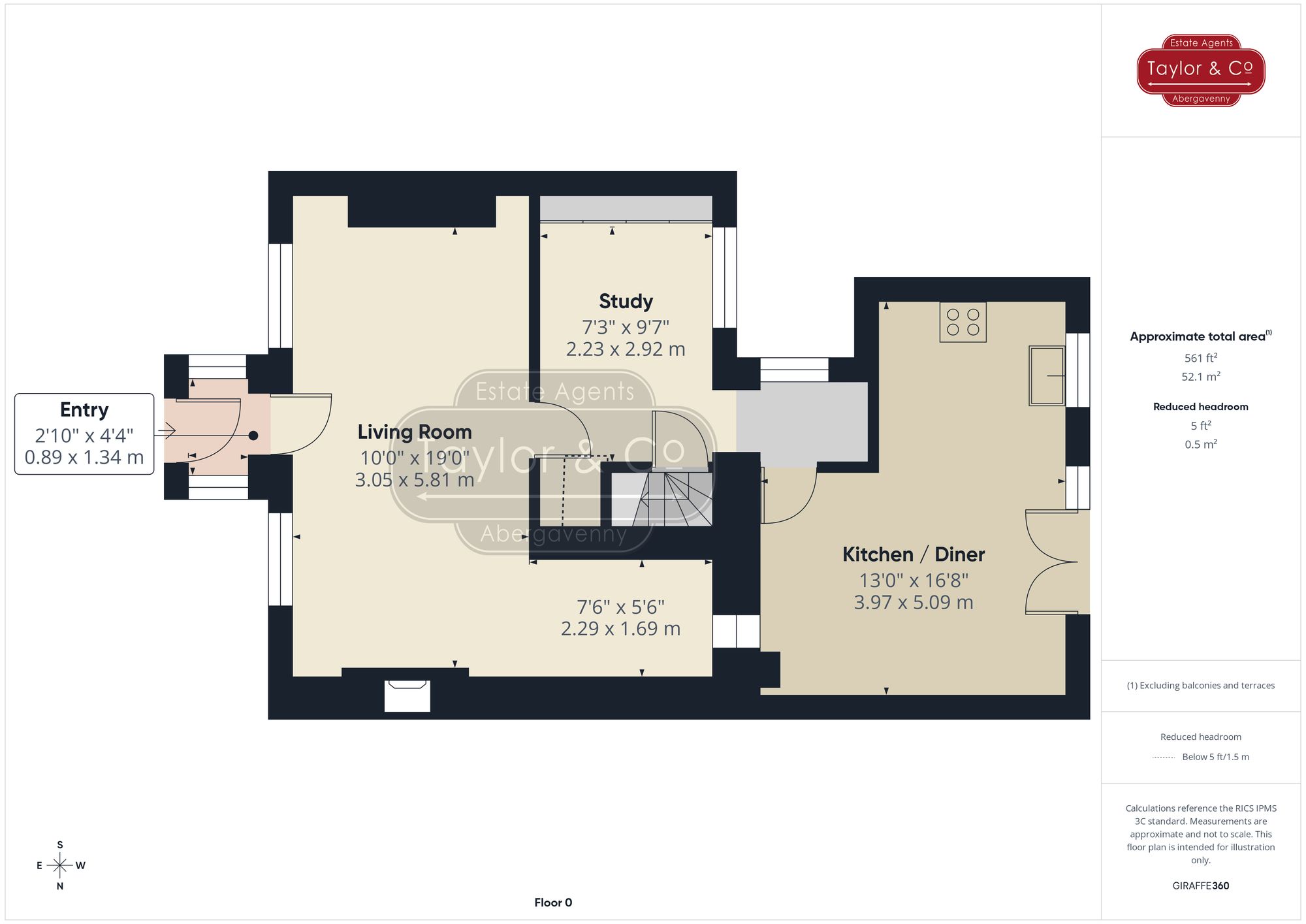 Floorplans For Chapel Road, Abergavenny, NP7