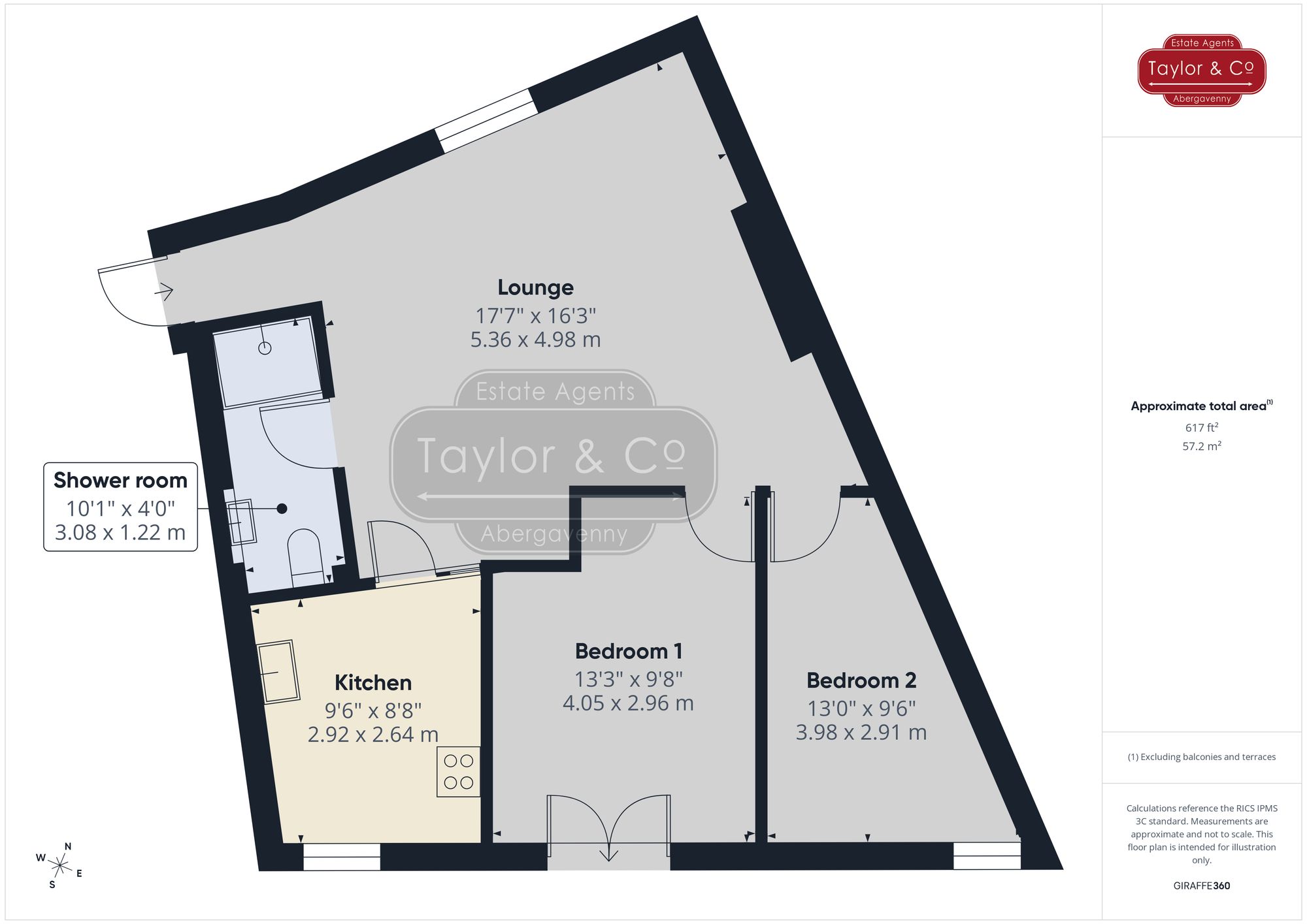 Floorplans For Lion Street, Abergavenny, NP7