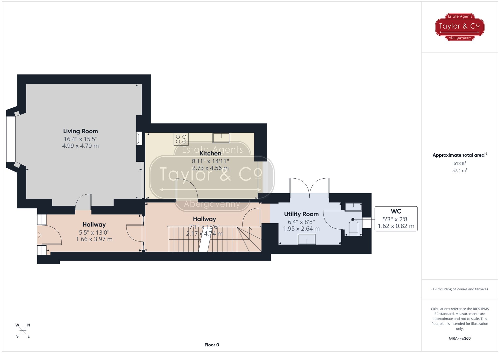 Floorplans For Porthycarne Street, Usk, NP15
