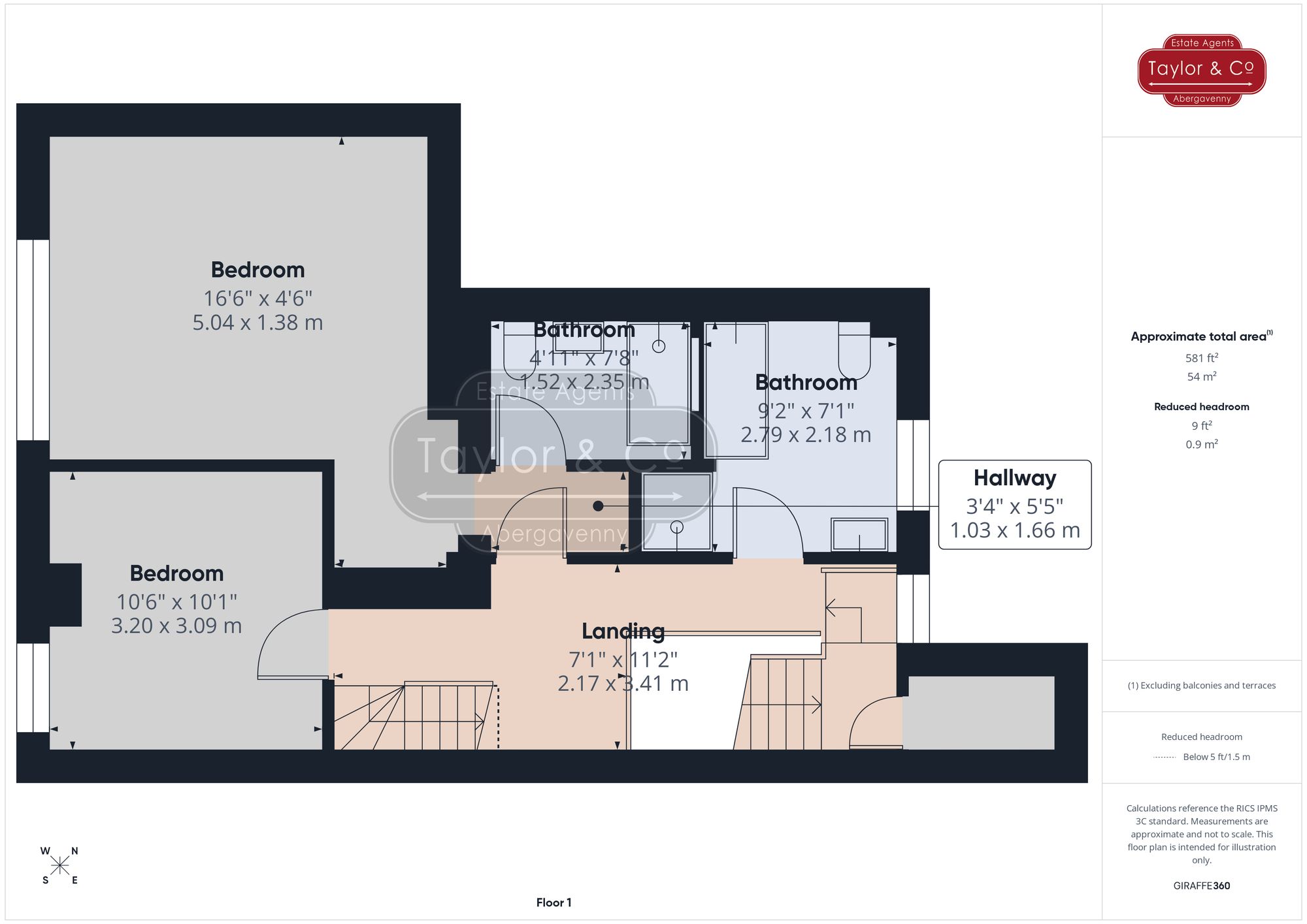 Floorplans For Porthycarne Street, Usk, NP15