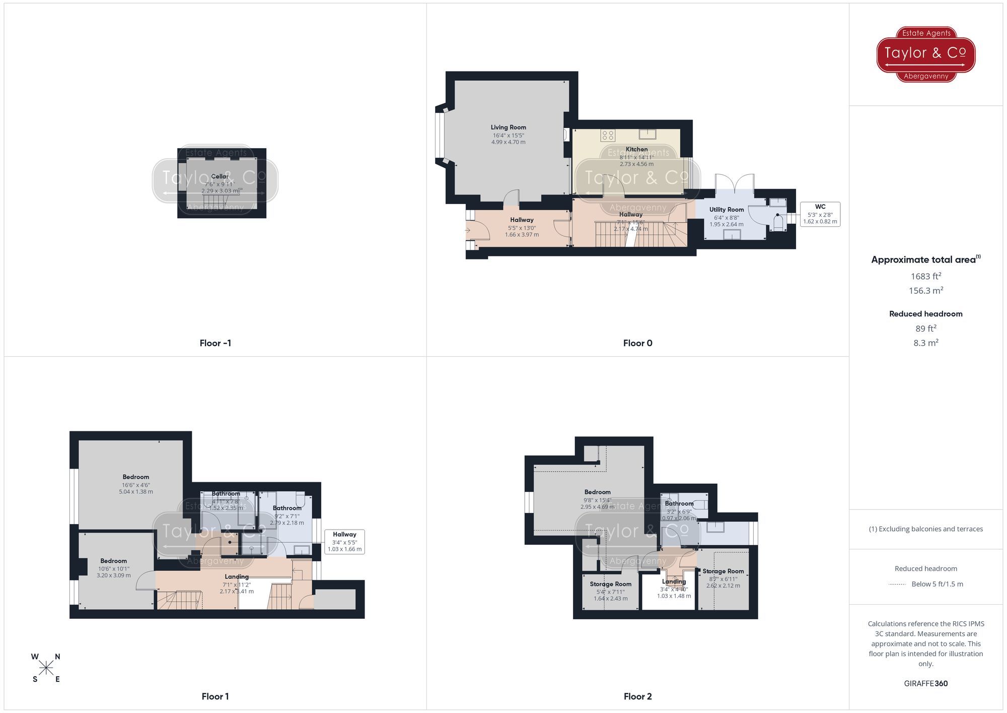 Floorplans For Porthycarne Street, Usk, NP15
