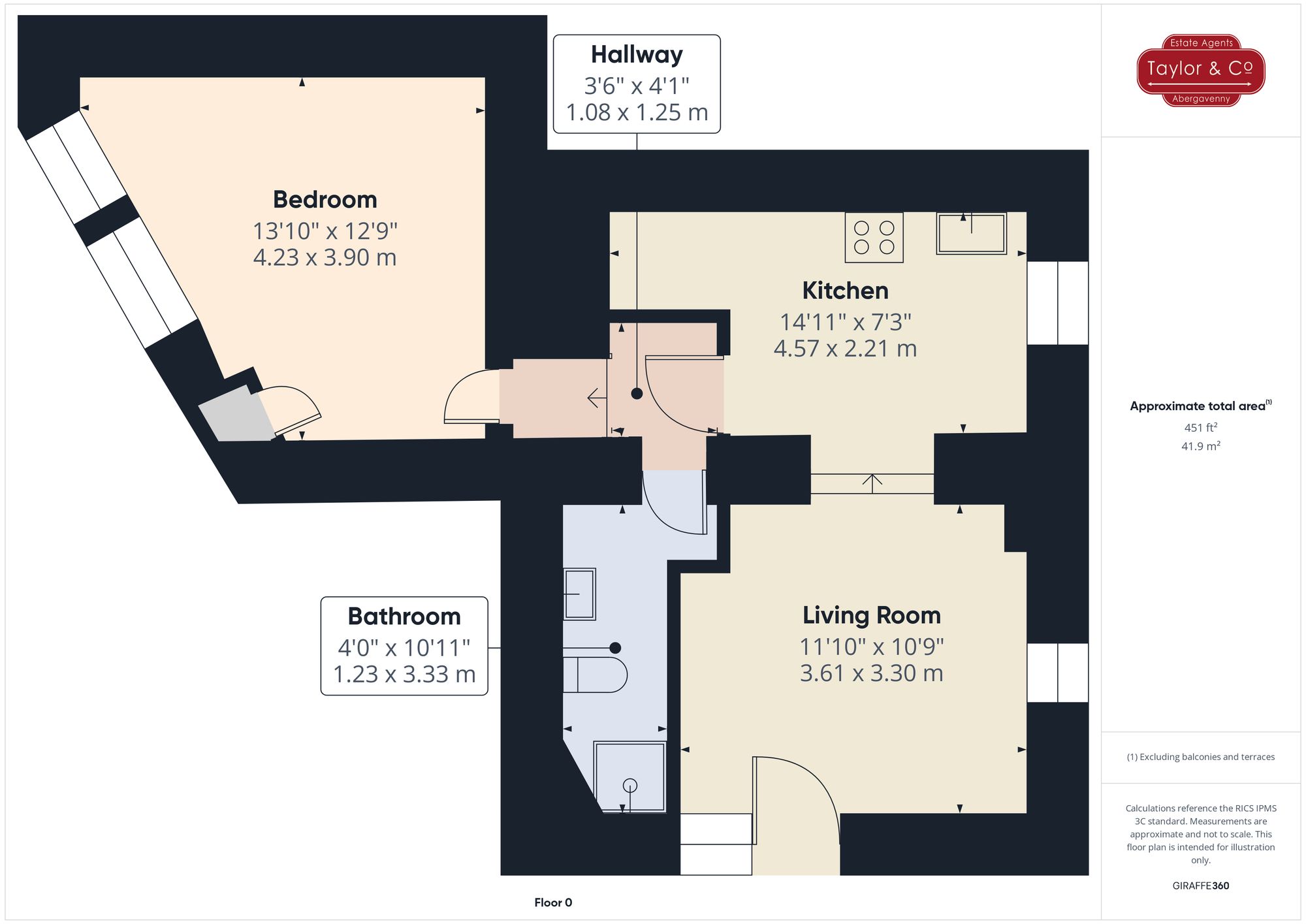 Floorplans For Brecon Road, Abergavenny, NP7