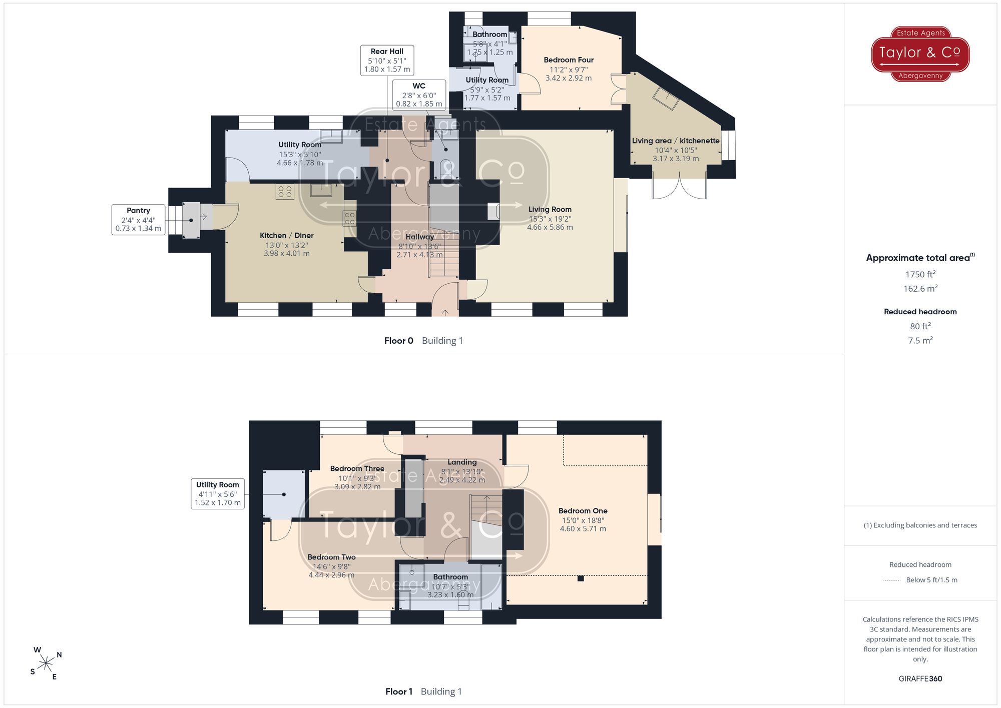 Floorplans For The Dardy, Crickhowell, NP8