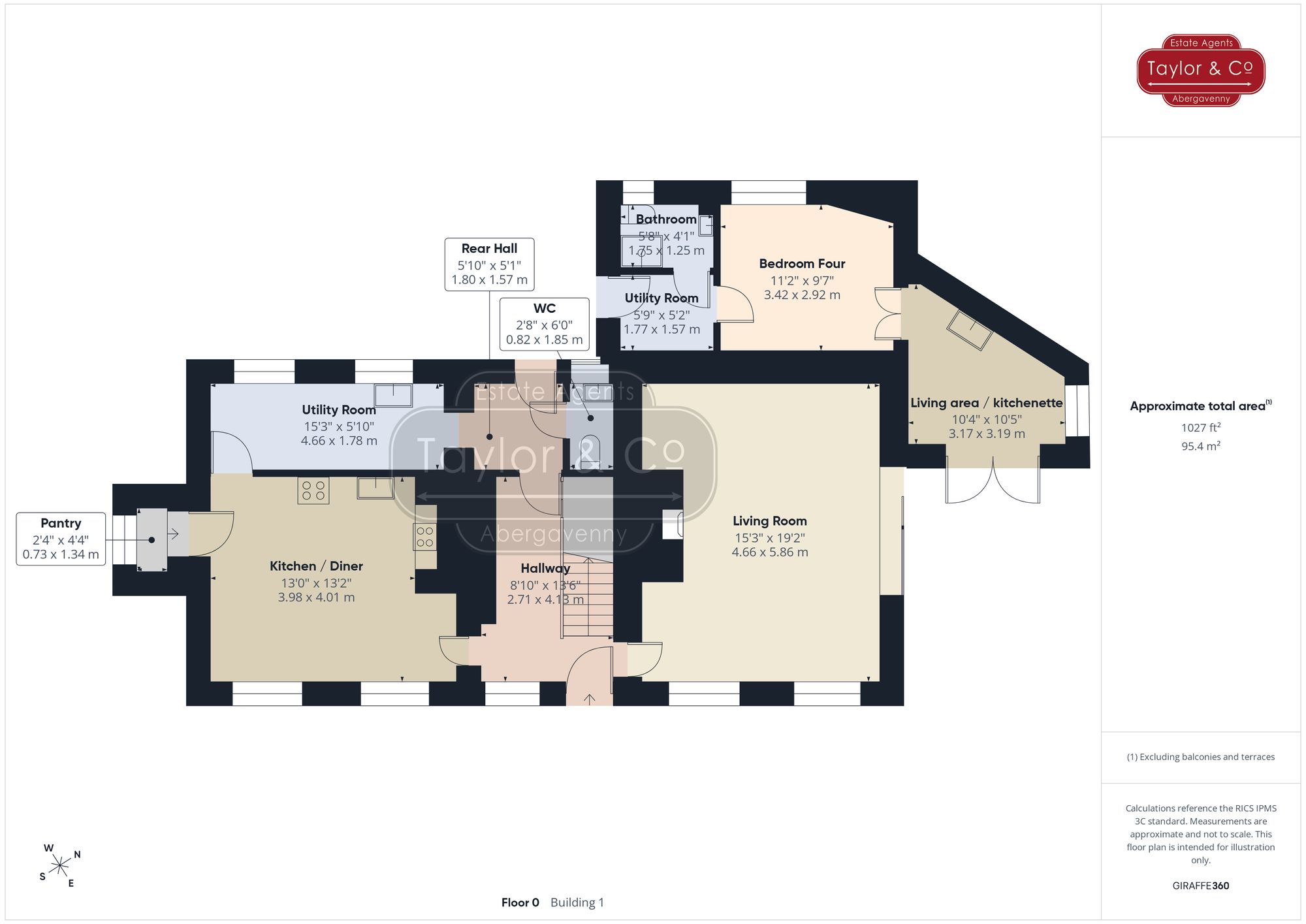 Floorplans For The Dardy, Crickhowell, NP8