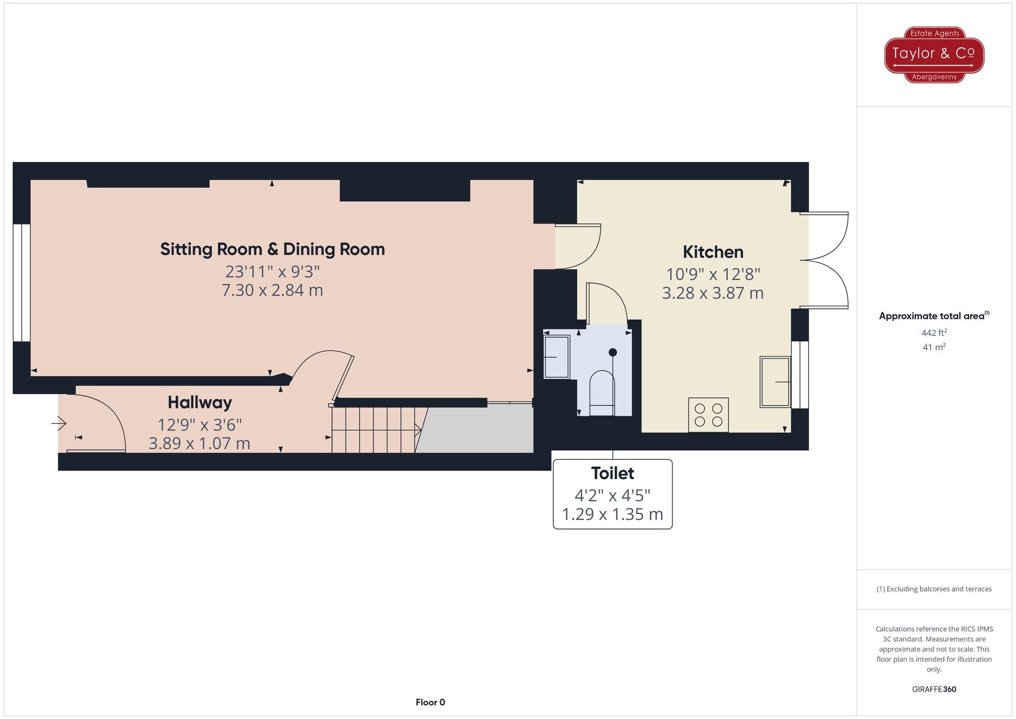 Floorplans For Park Street, Abergavenny, NP7
