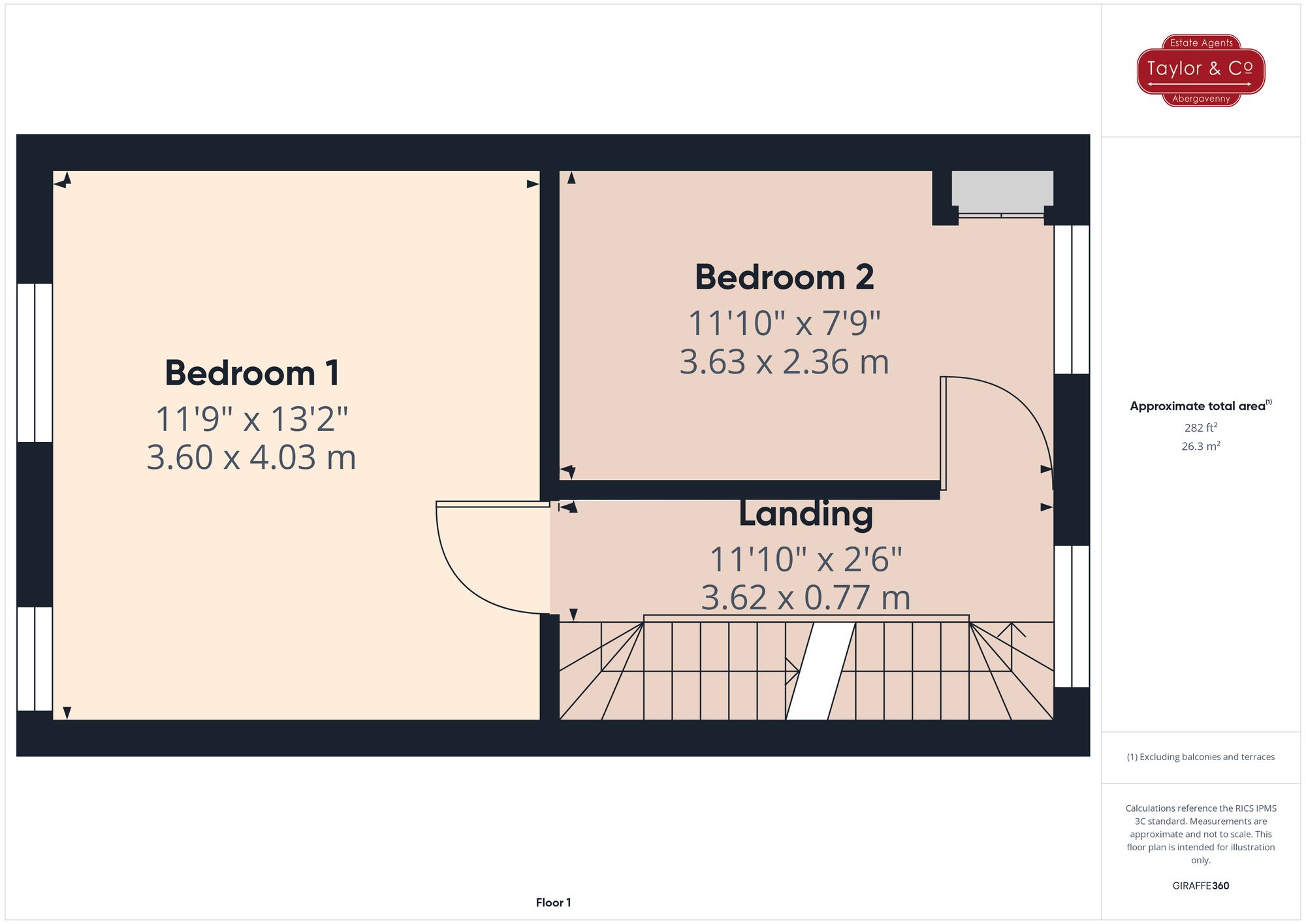 Floorplans For Park Street, Abergavenny, NP7