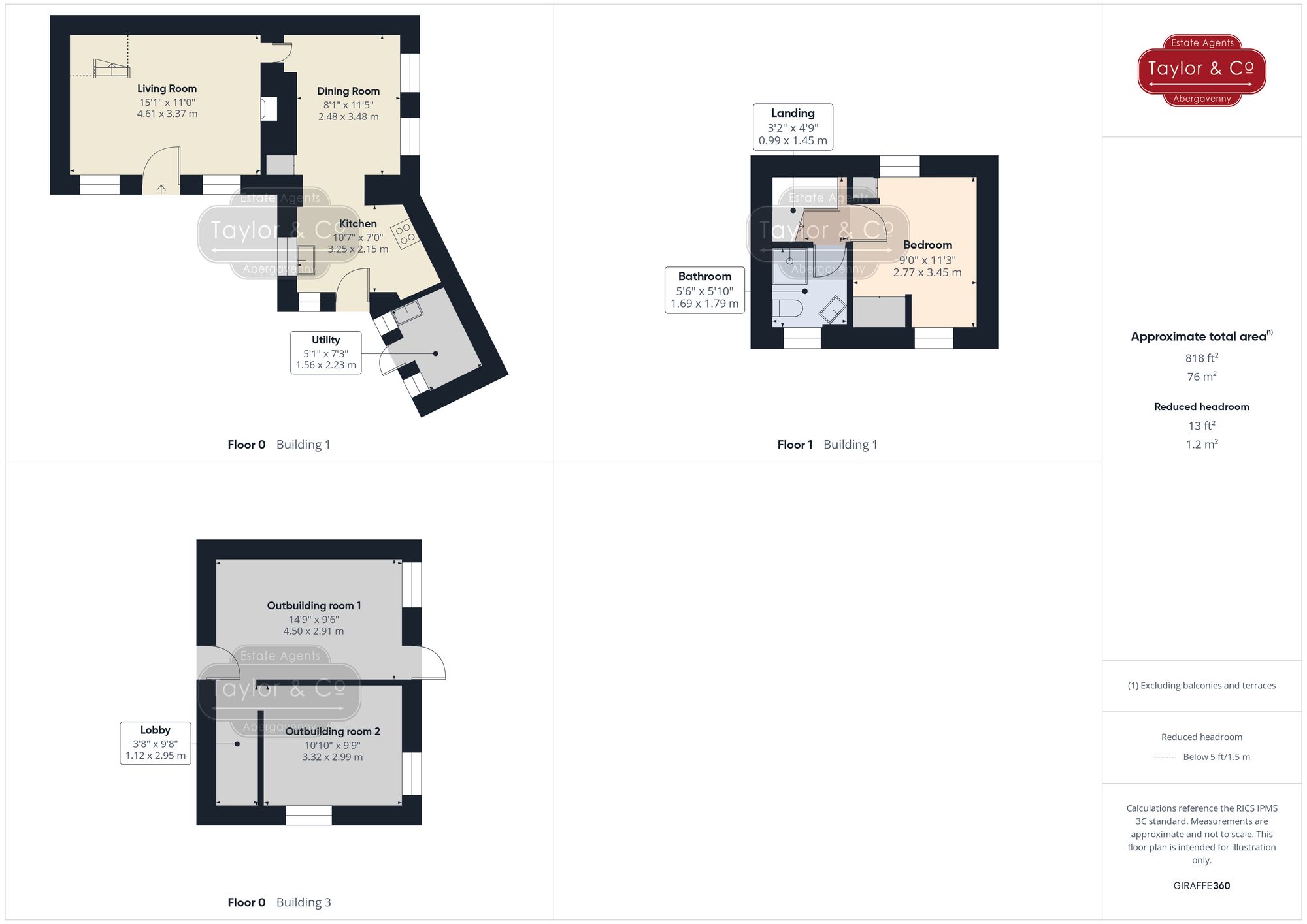 Floorplans For The Bryn, Abergavenny, NP7