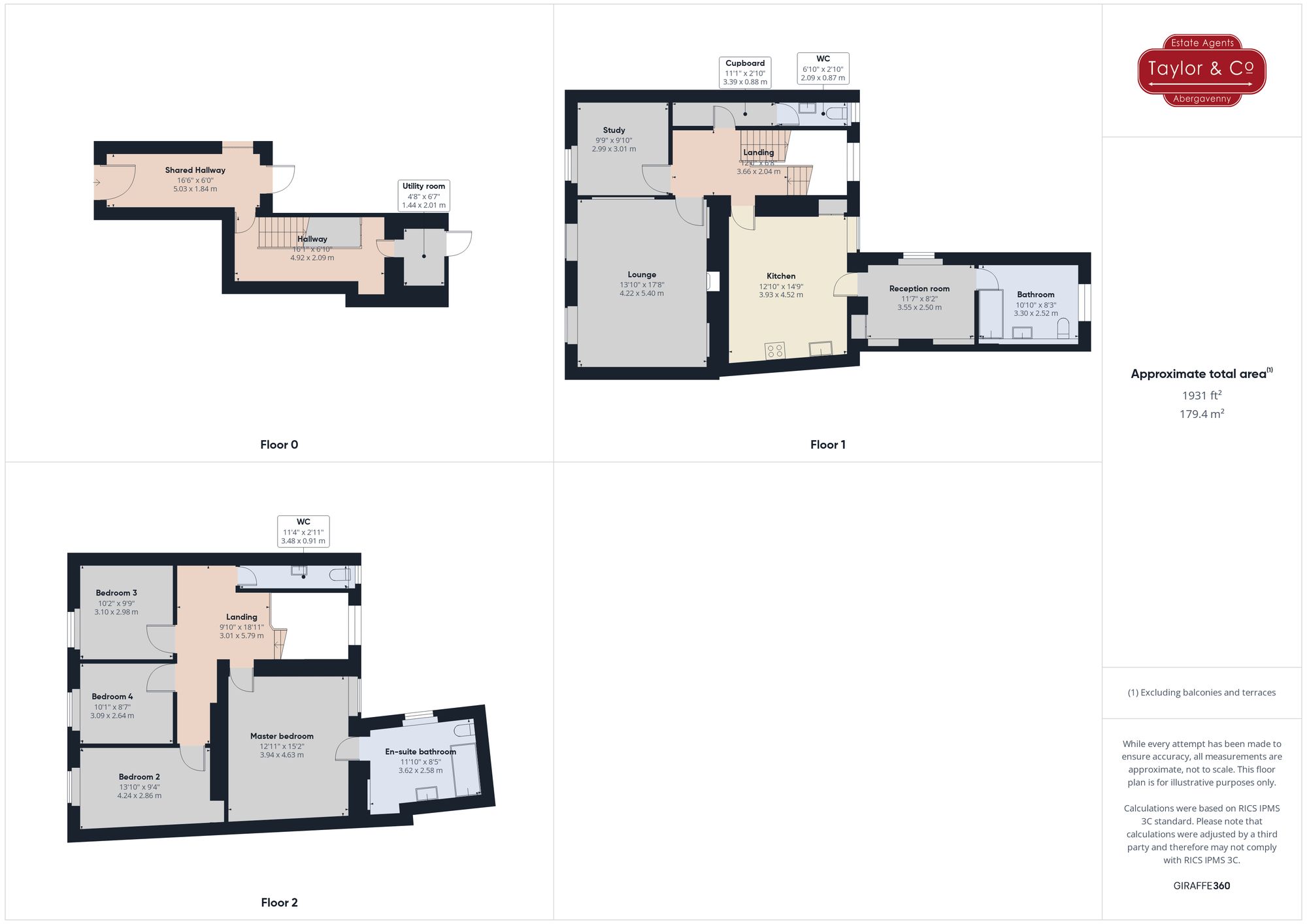 Floorplans For Frogmore Street, Abergavenny, NP7