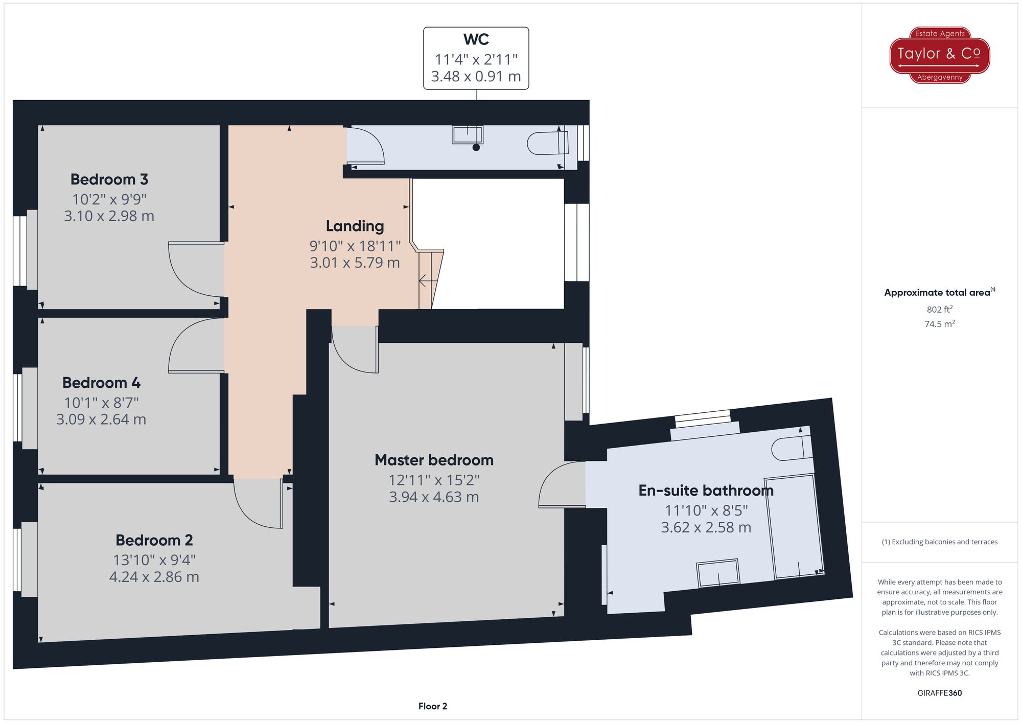 Floorplans For Frogmore Street, Abergavenny, NP7