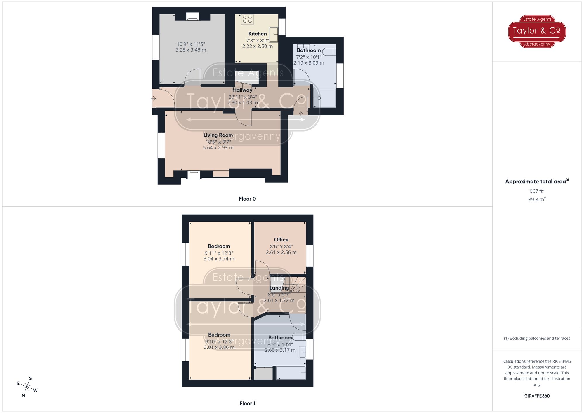Floorplans For Chapel Road, Abergavenny, NP7