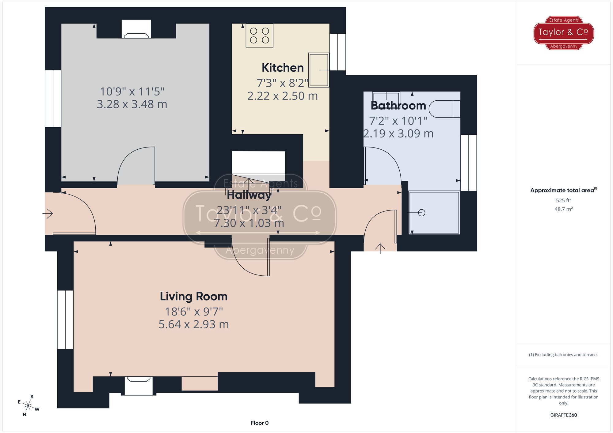 Floorplans For Chapel Road, Abergavenny, NP7