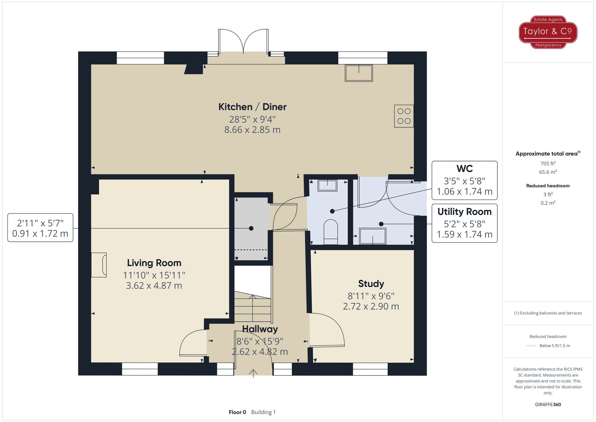 Floorplans For Llangenny Lane, Crickhowell, NP8