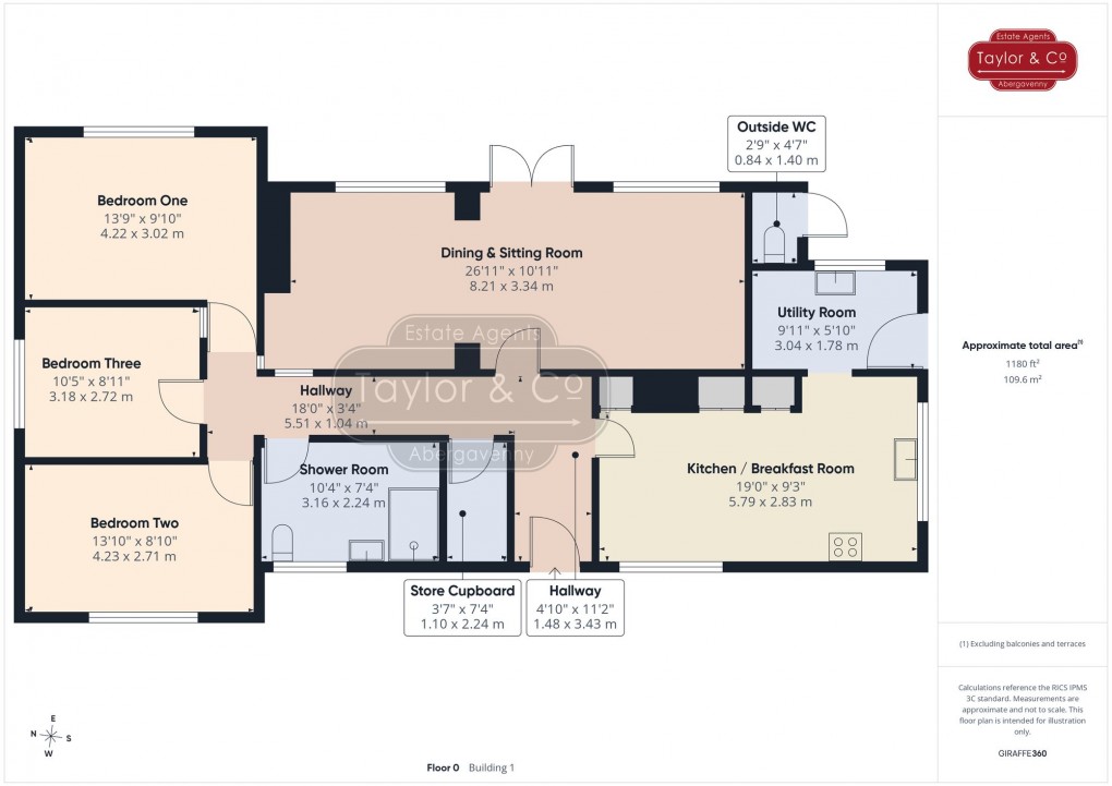 Floorplan for Bwlch, Brecon, LD3