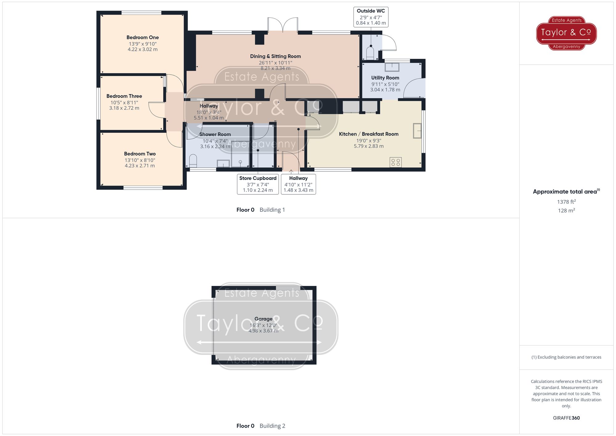 Floorplans For Bwlch, Brecon, LD3