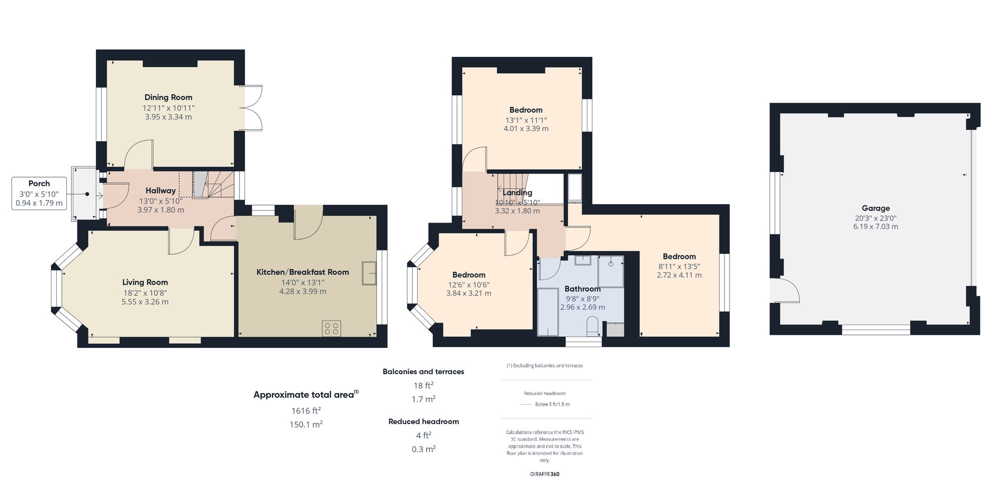 Floorplans For Hereford Road, Abergavenny, NP7