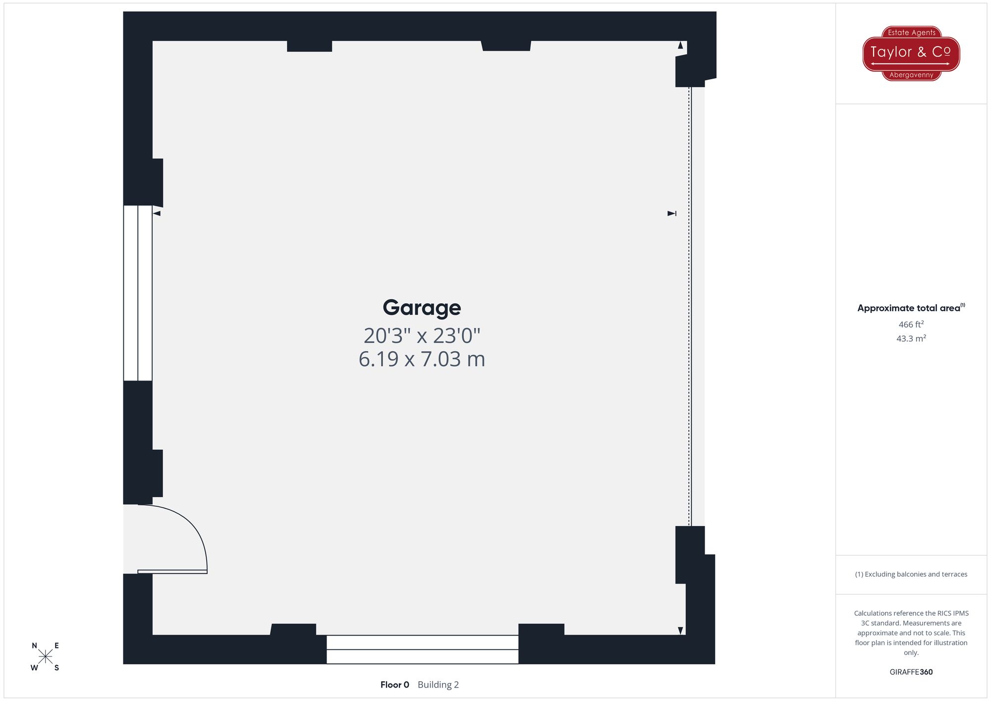 Floorplans For Hereford Road, Abergavenny, NP7