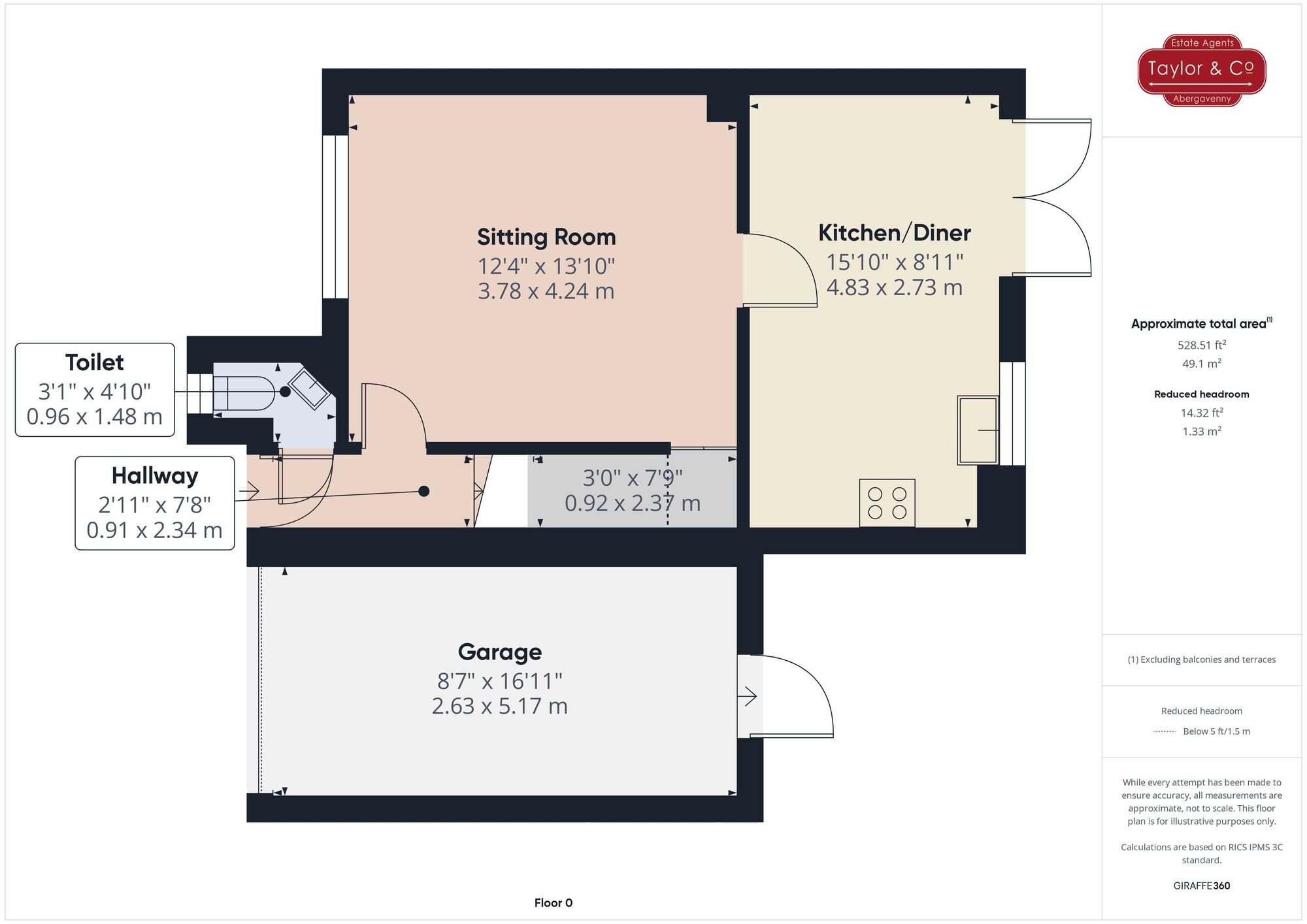 Floorplans For Glyndwr Gardens, Ysbytty Fields, NP7