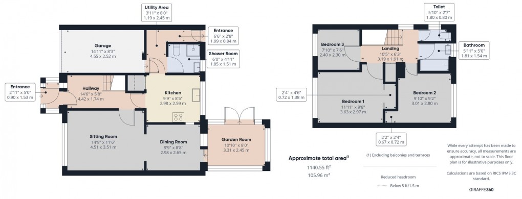 Floorplan for Darren View, Crickhowell, NP8