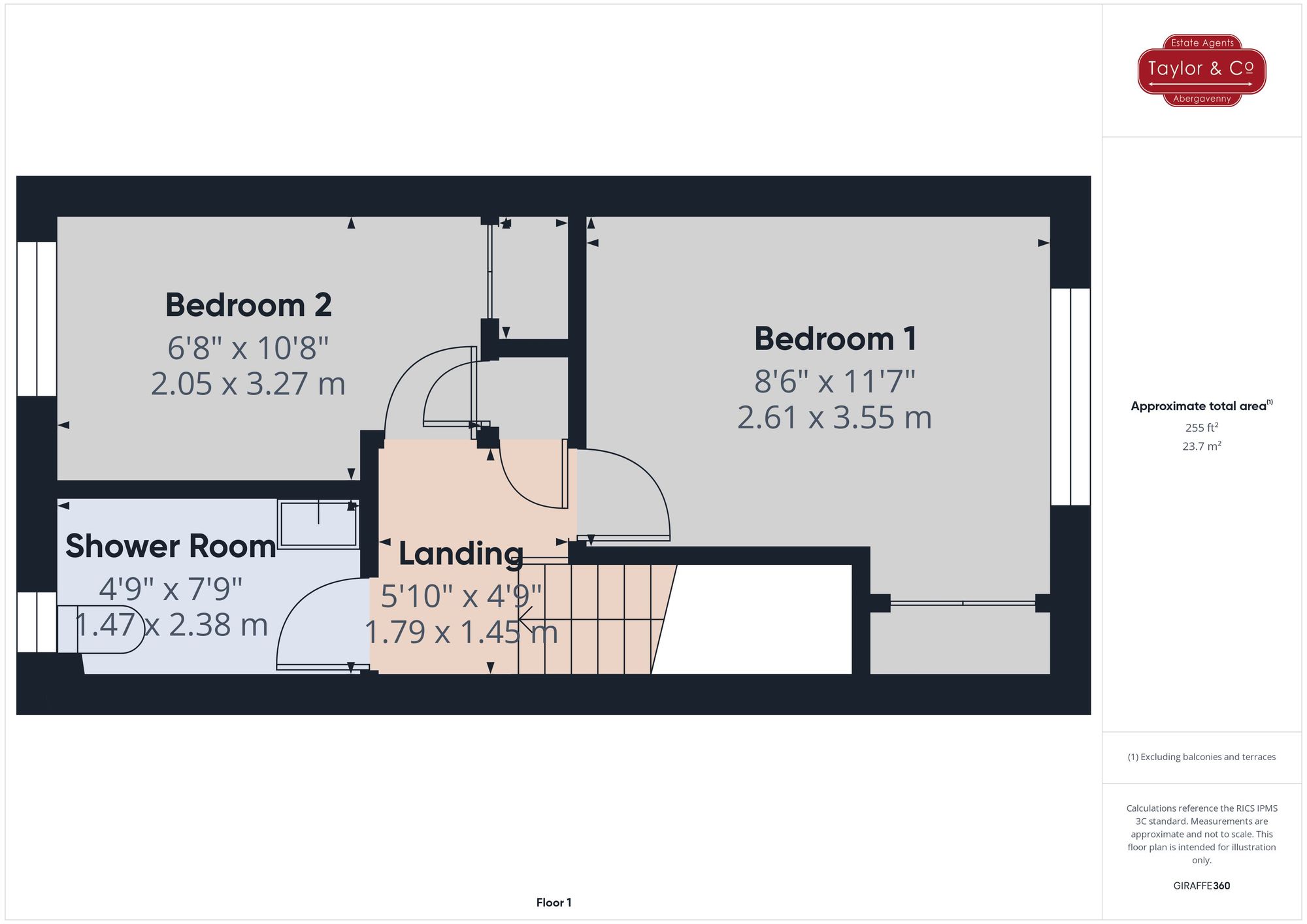 Floorplans For Waterside, Abergavenny, NP7