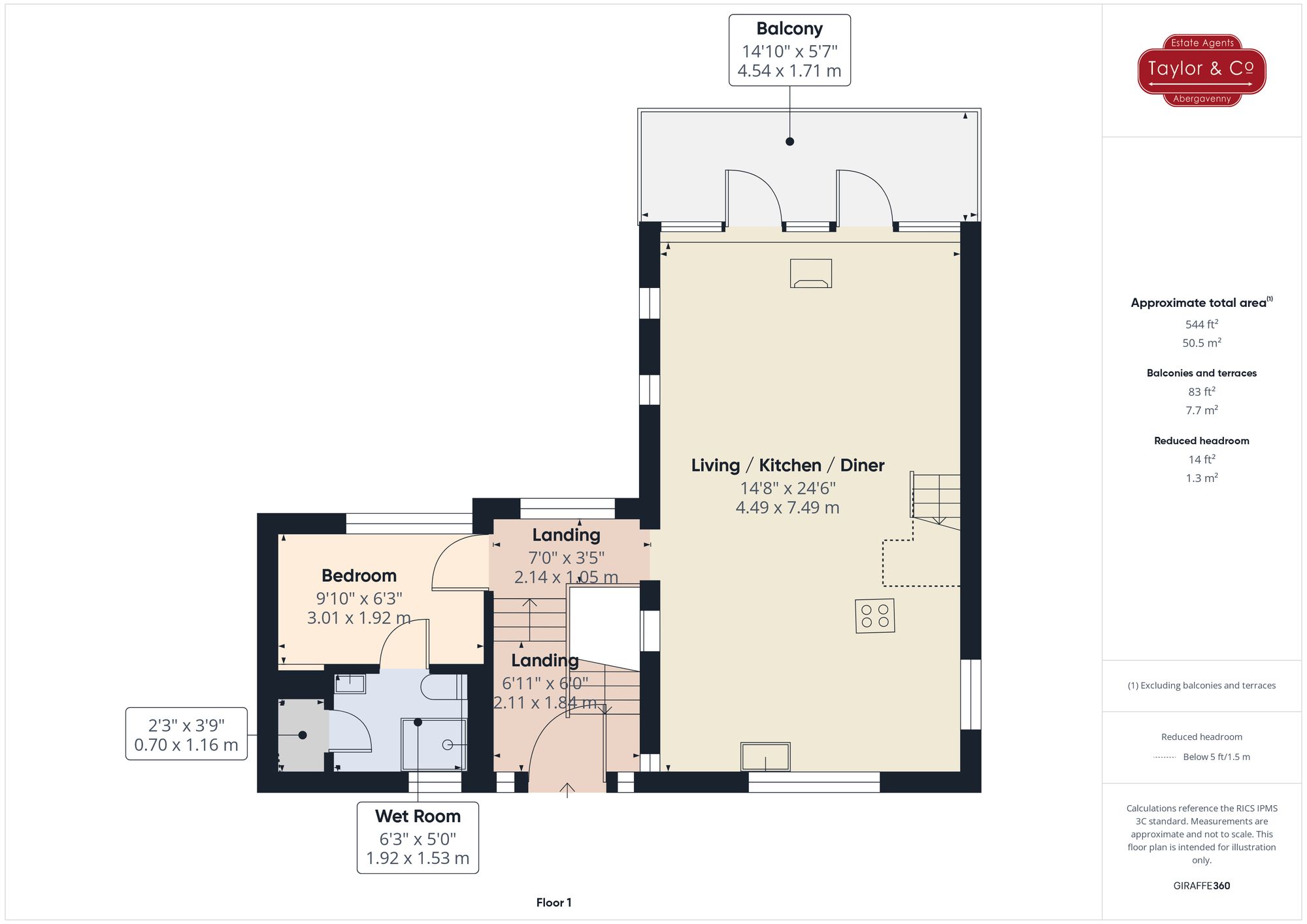 Floorplans For Standard Street, Crickhowell, NP8