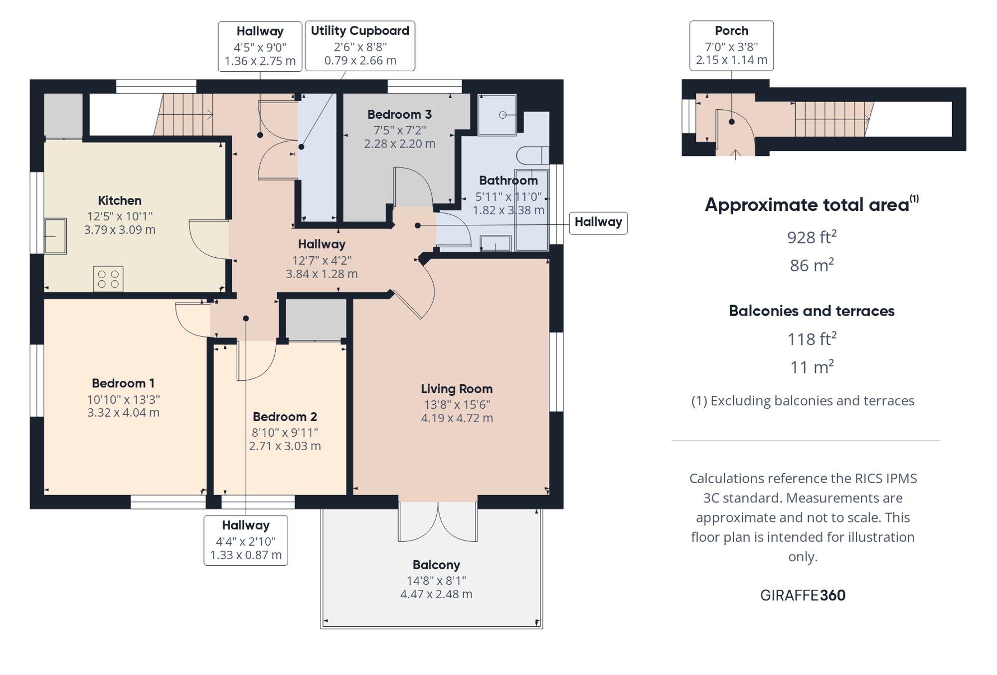 Floorplans For Merthyr Road, Llanfoist, NP7