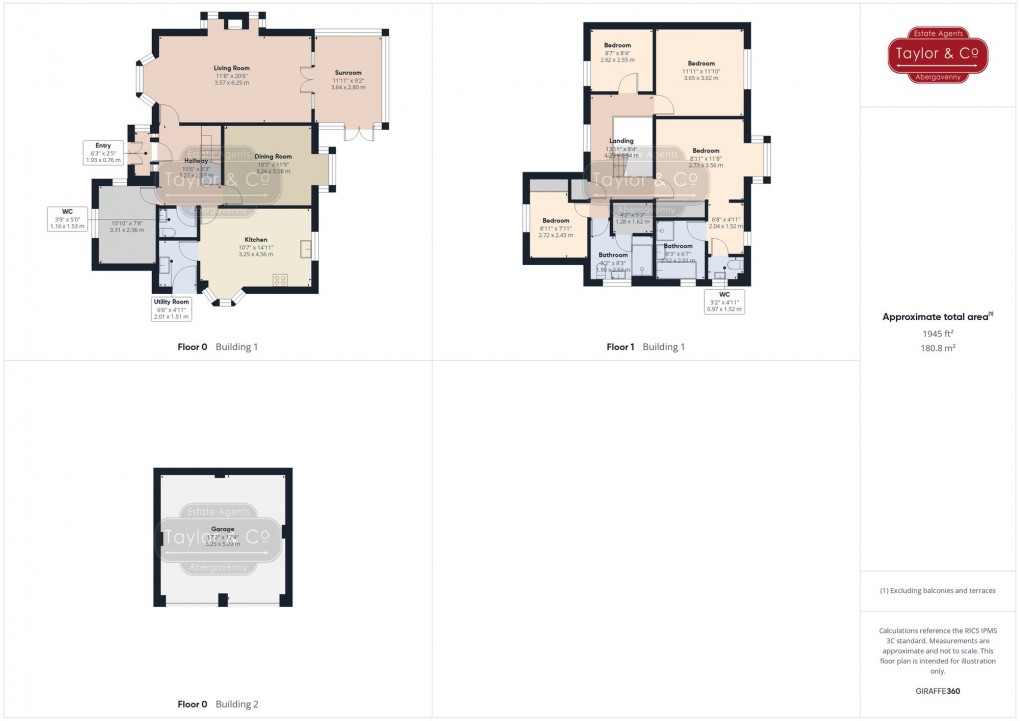 Floorplan for The Shires, Gilwern, NP7