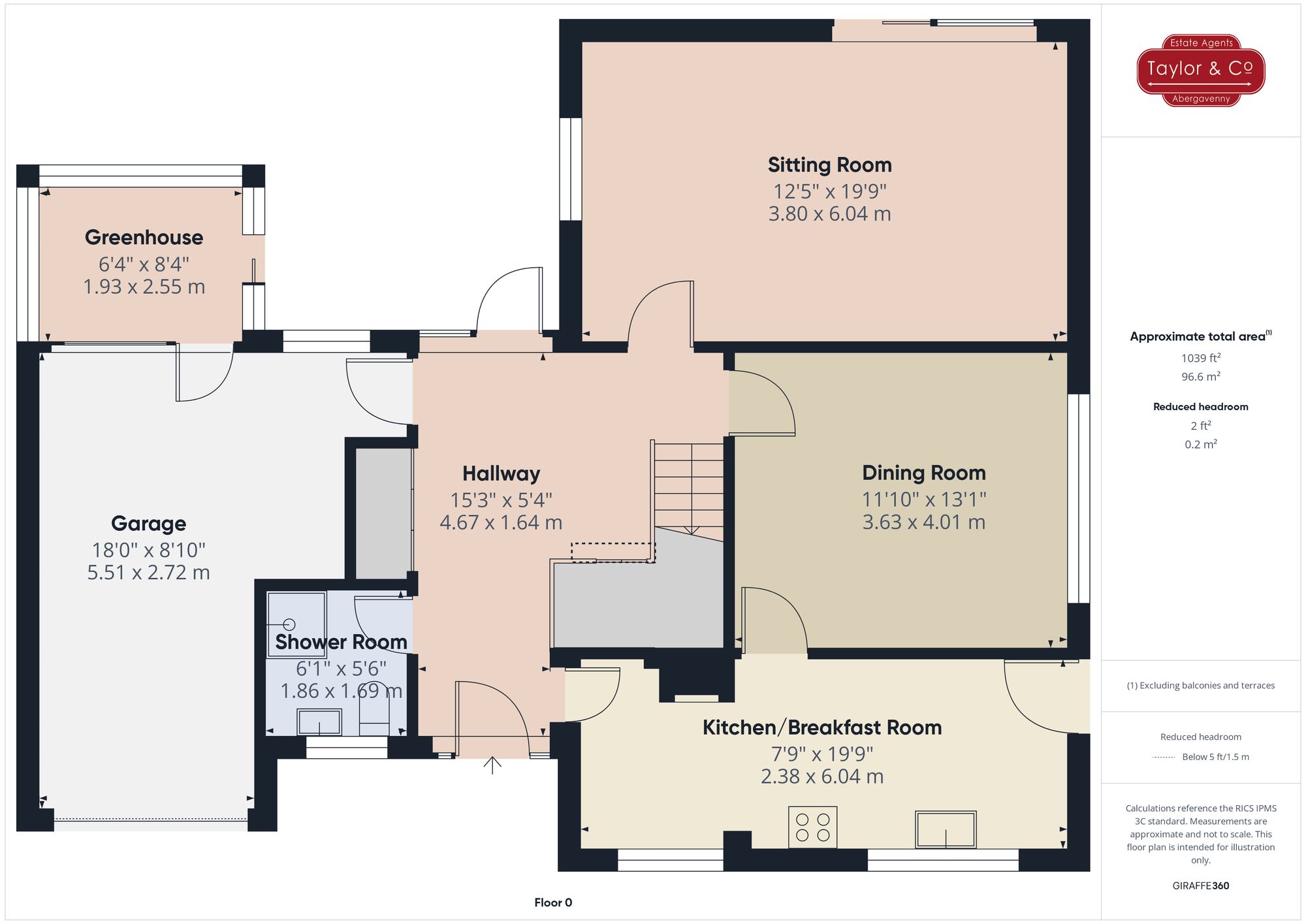 Floorplans For Delafield Road, Abergavenny, NP7