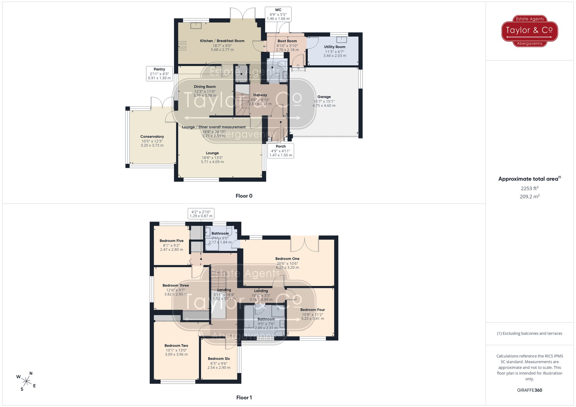 Floorplans For Church Close, Llangynidr, NP8