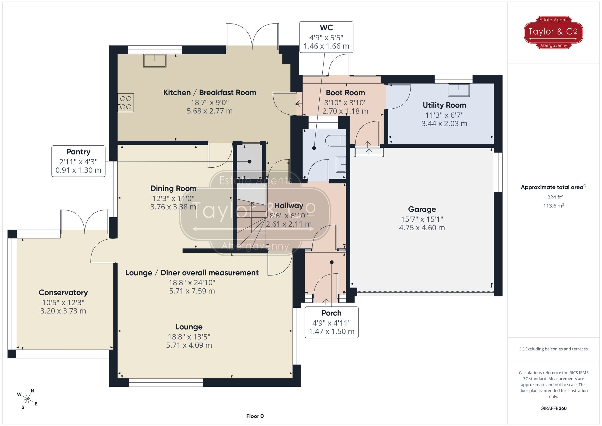 Floorplans For Church Close, Llangynidr, NP8