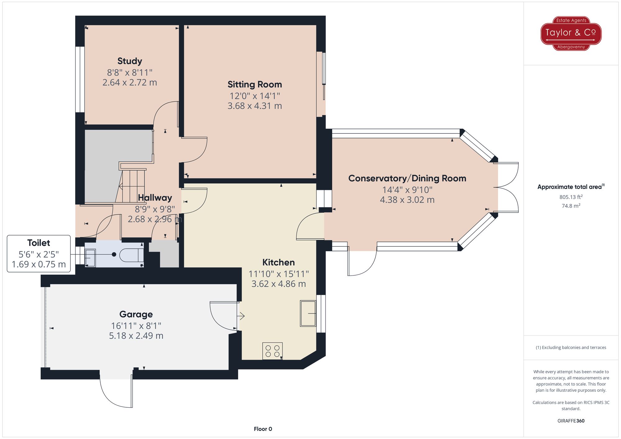 Floorplans For Poplars Close, Mardy, NP7