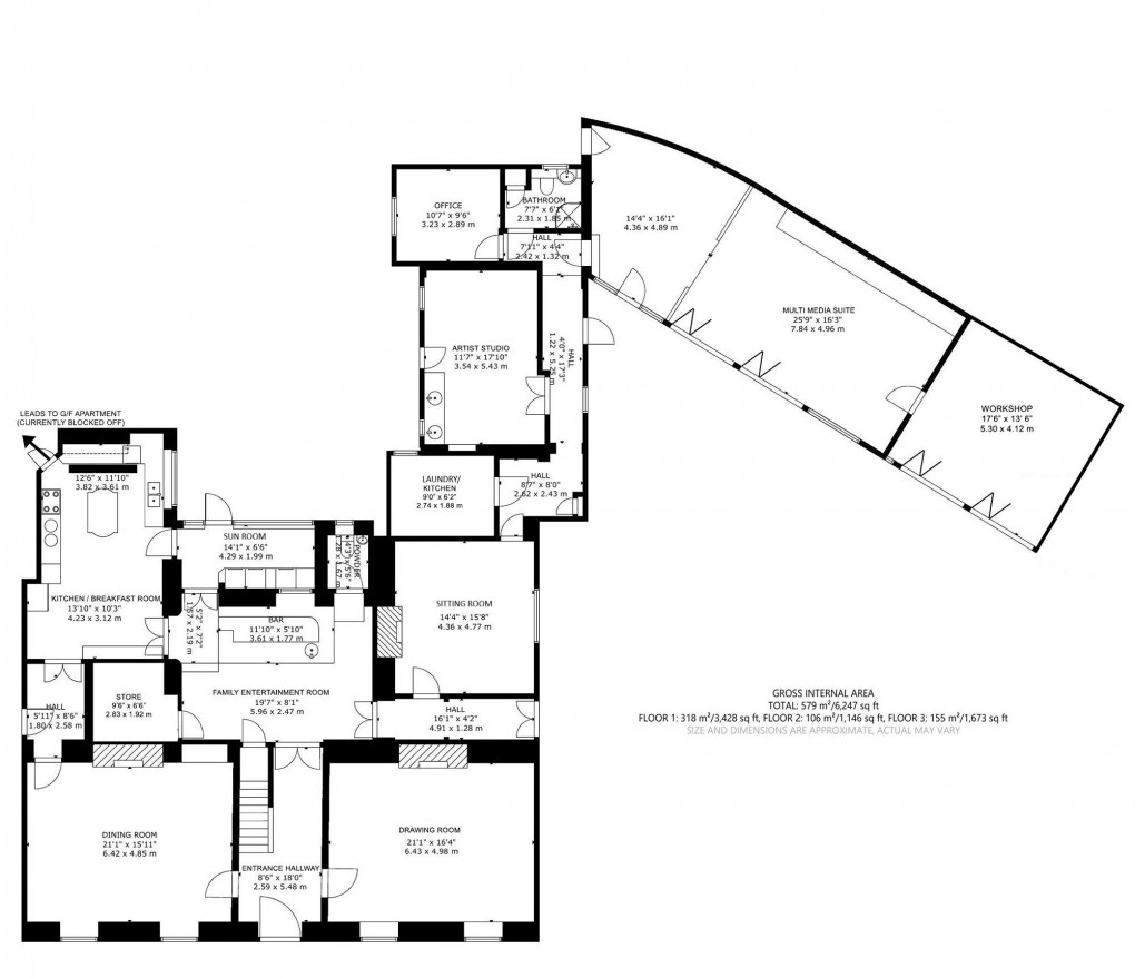 Floorplan for Brecon Road, Crickhowell, NP8