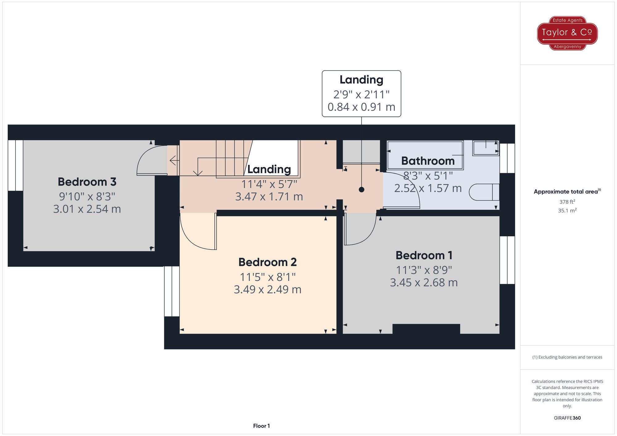 Floorplans For Ross Road, Abergavenny, NP7