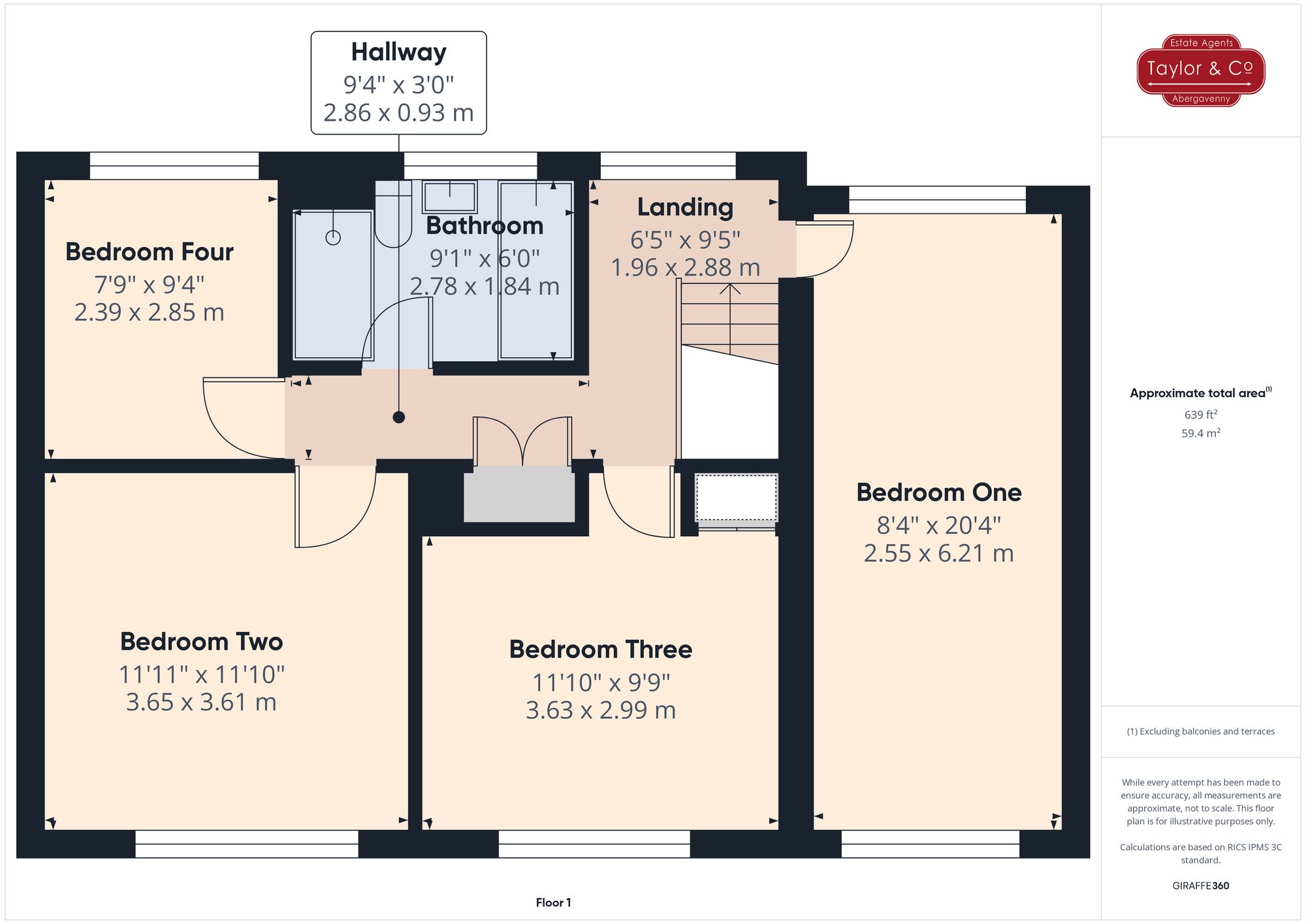 Floorplans For Oakfield Drive, Crickhowell, NP8