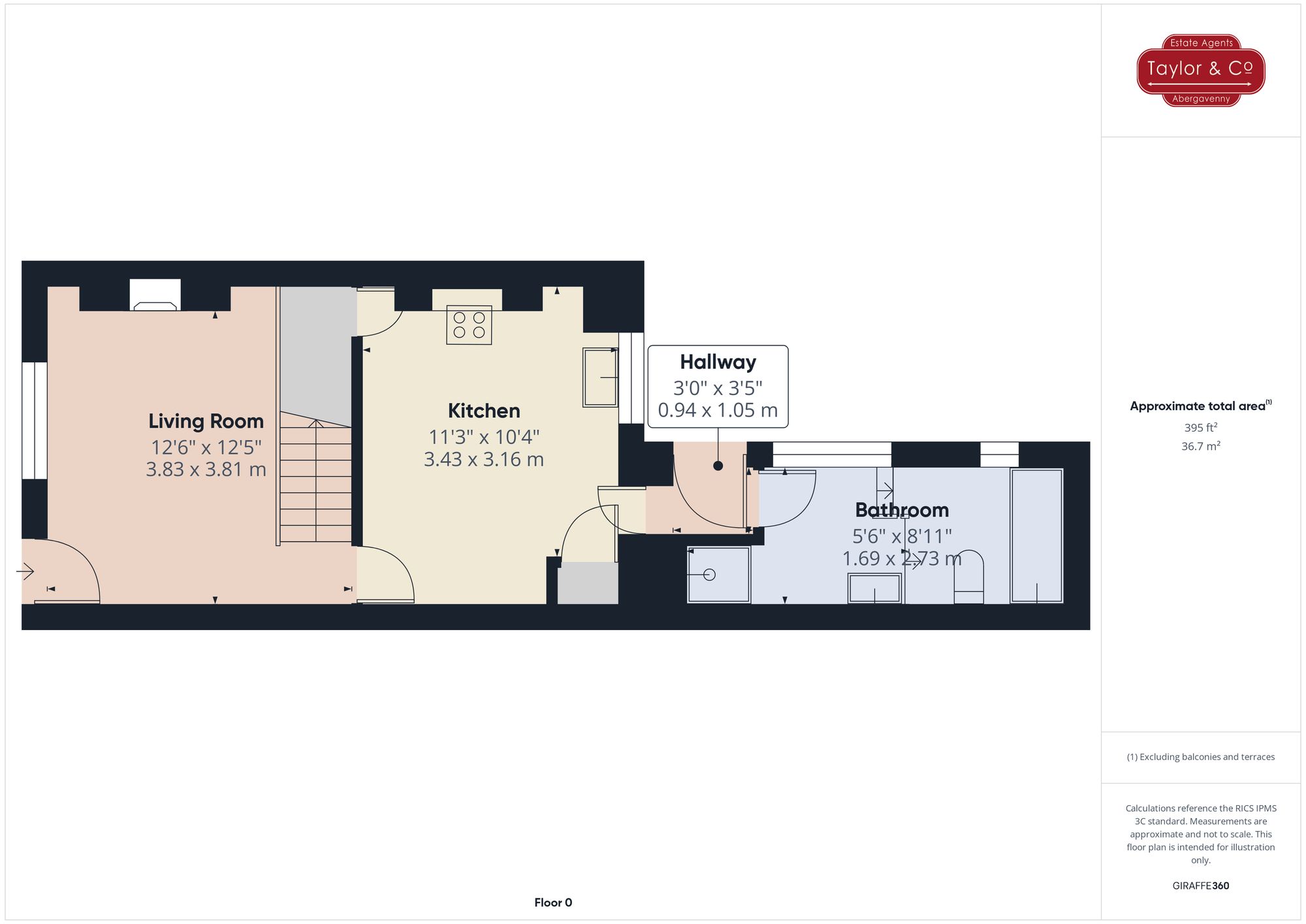 Floorplans For Vincent Street, Blaenavon, NP4