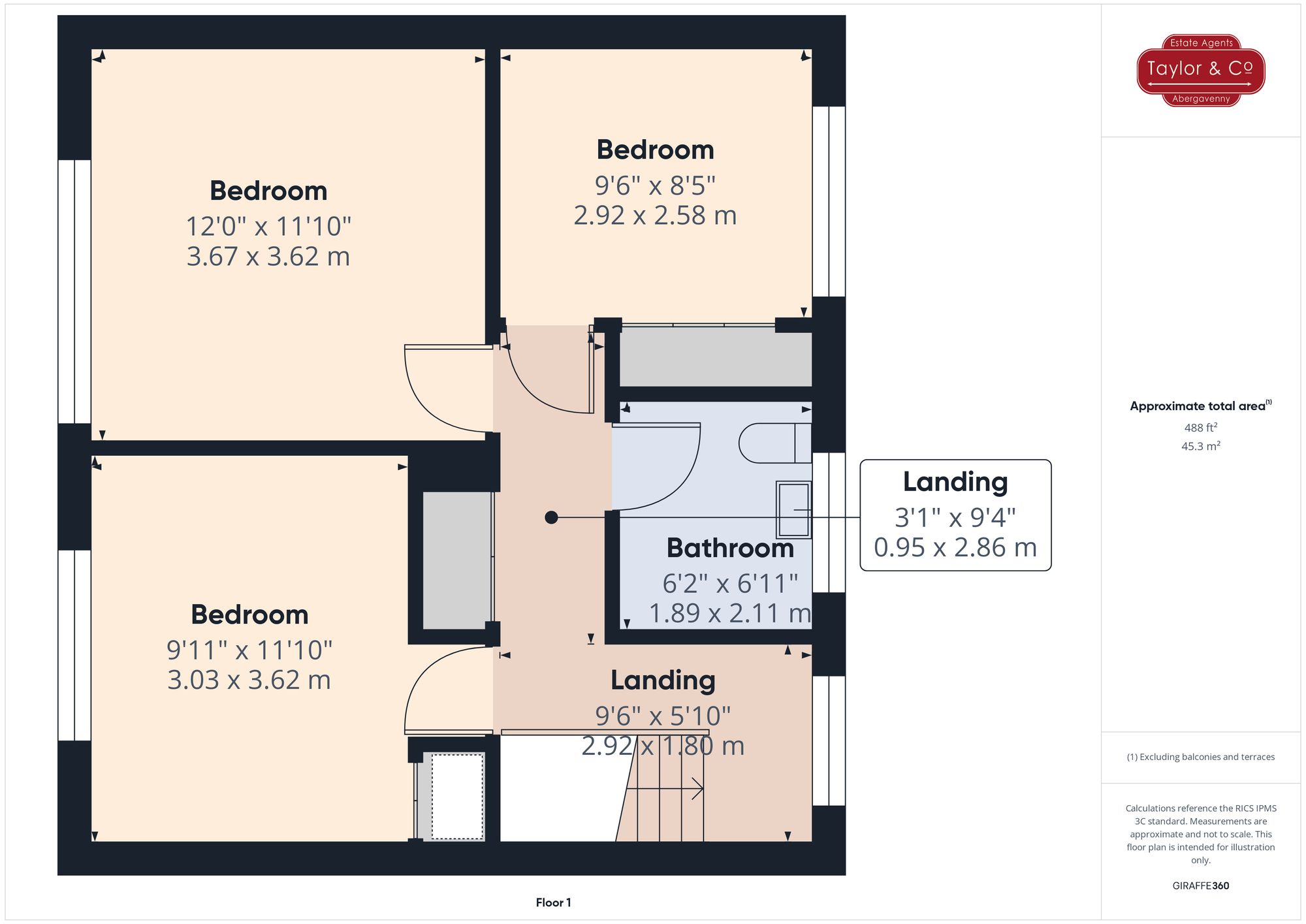 Floorplans For Bryn Celyn Way, Llangynidr, NP8