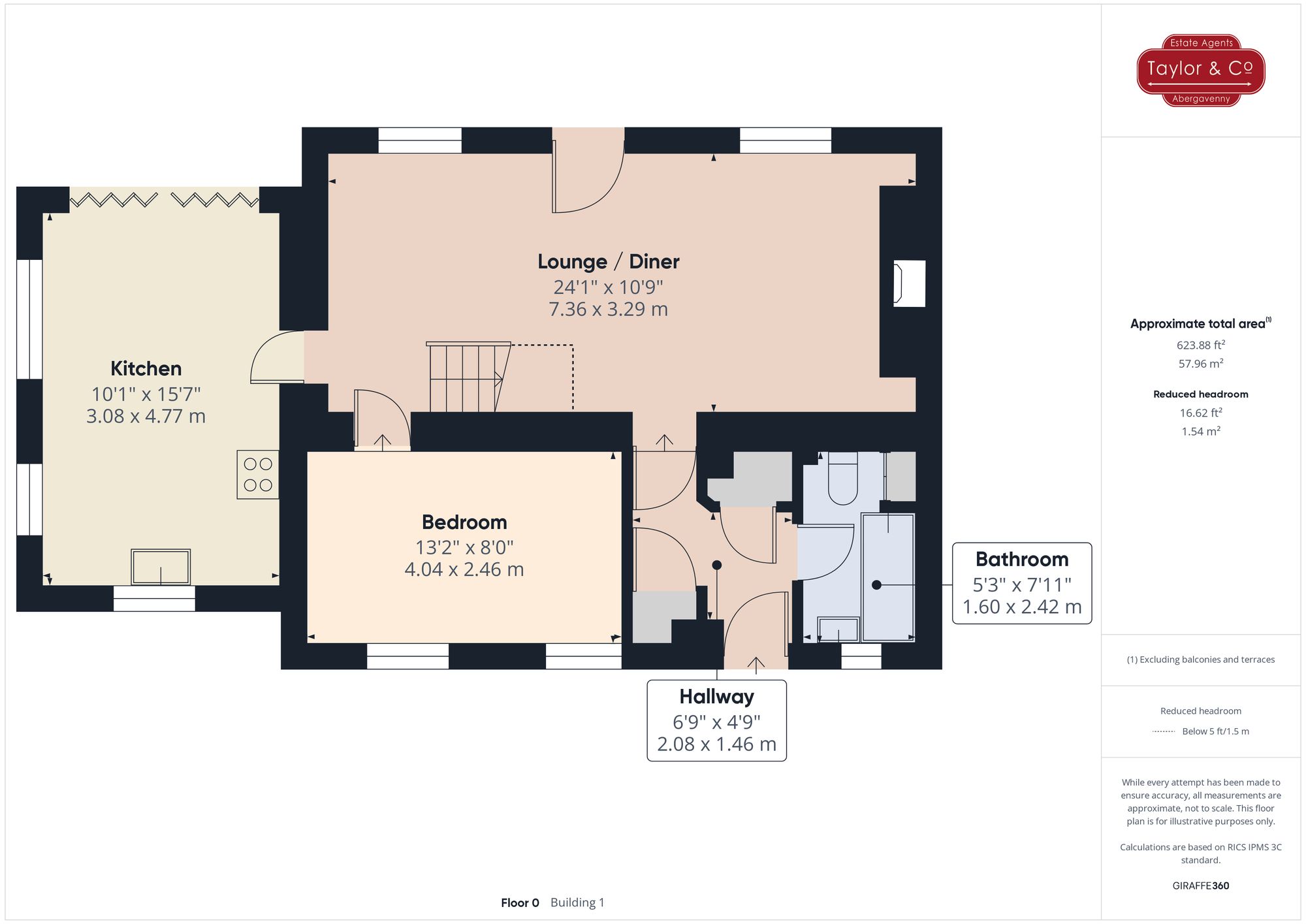 Floorplans For Llanwenarth, Abergavenny, NP7