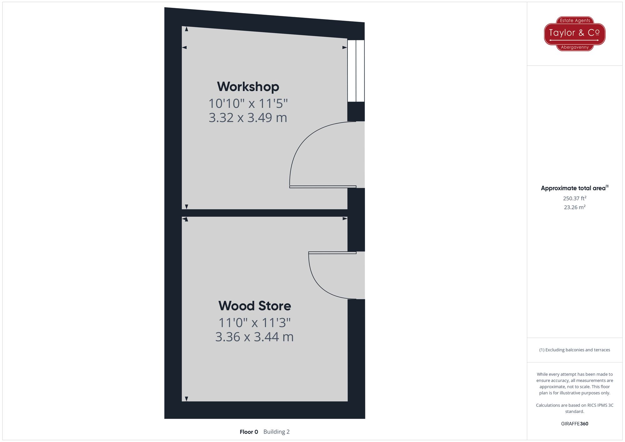 Floorplans For Llanwenarth, Abergavenny, NP7